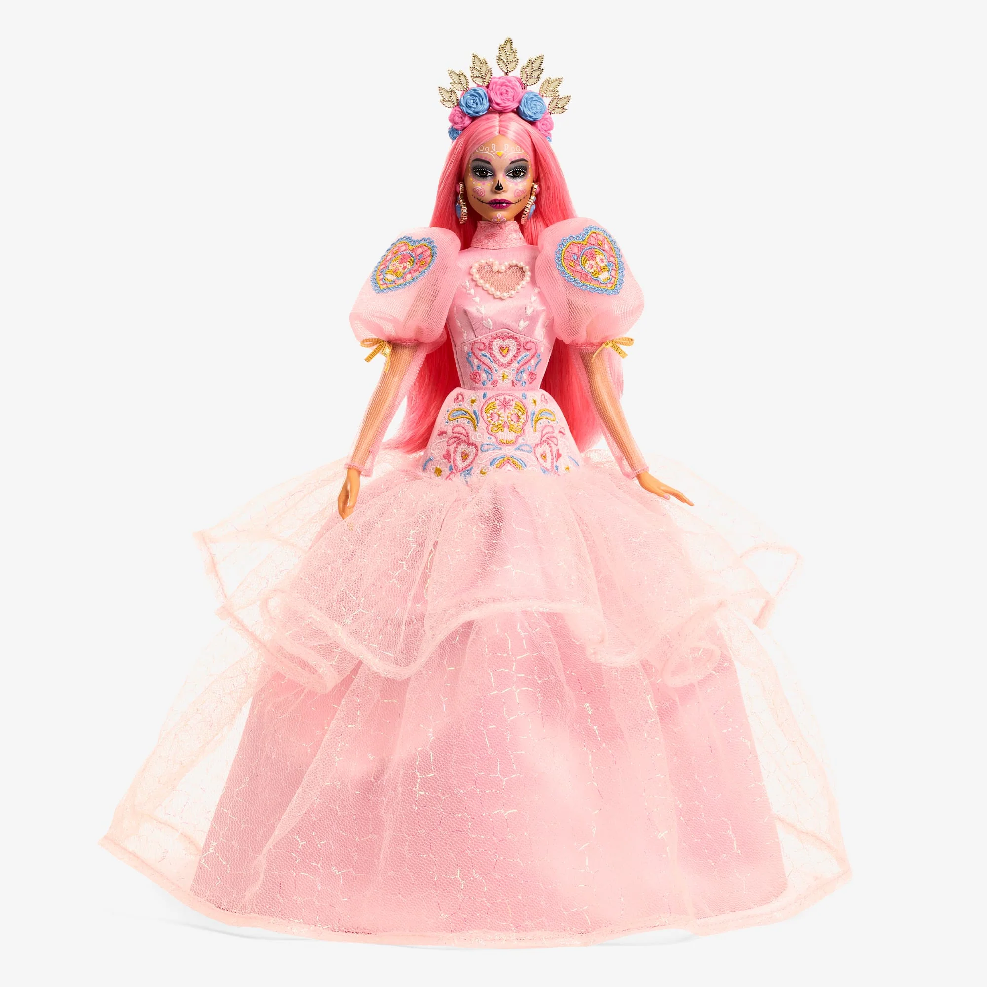 2023 DĂa De Muertos Barbie x Pink Magnolia Doll - Image 10