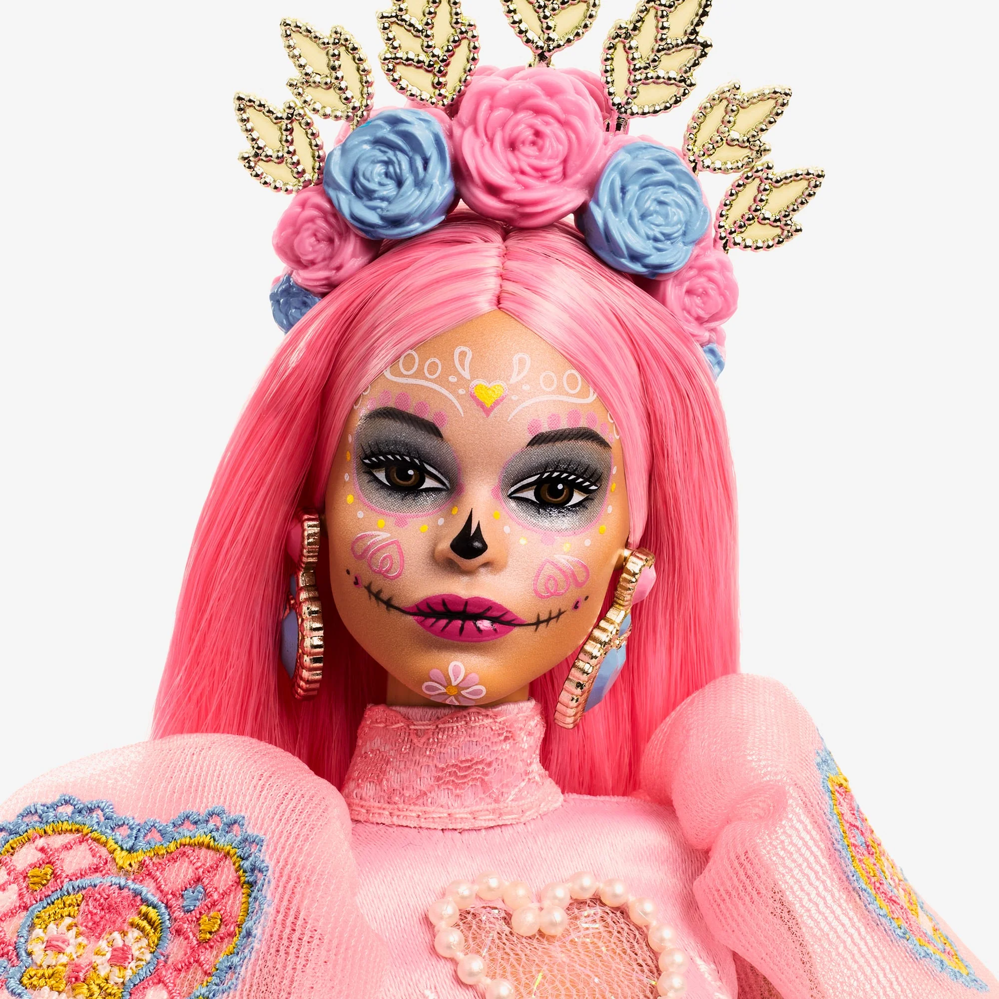 2023 DĂa De Muertos Barbie x Pink Magnolia Doll - Image 12