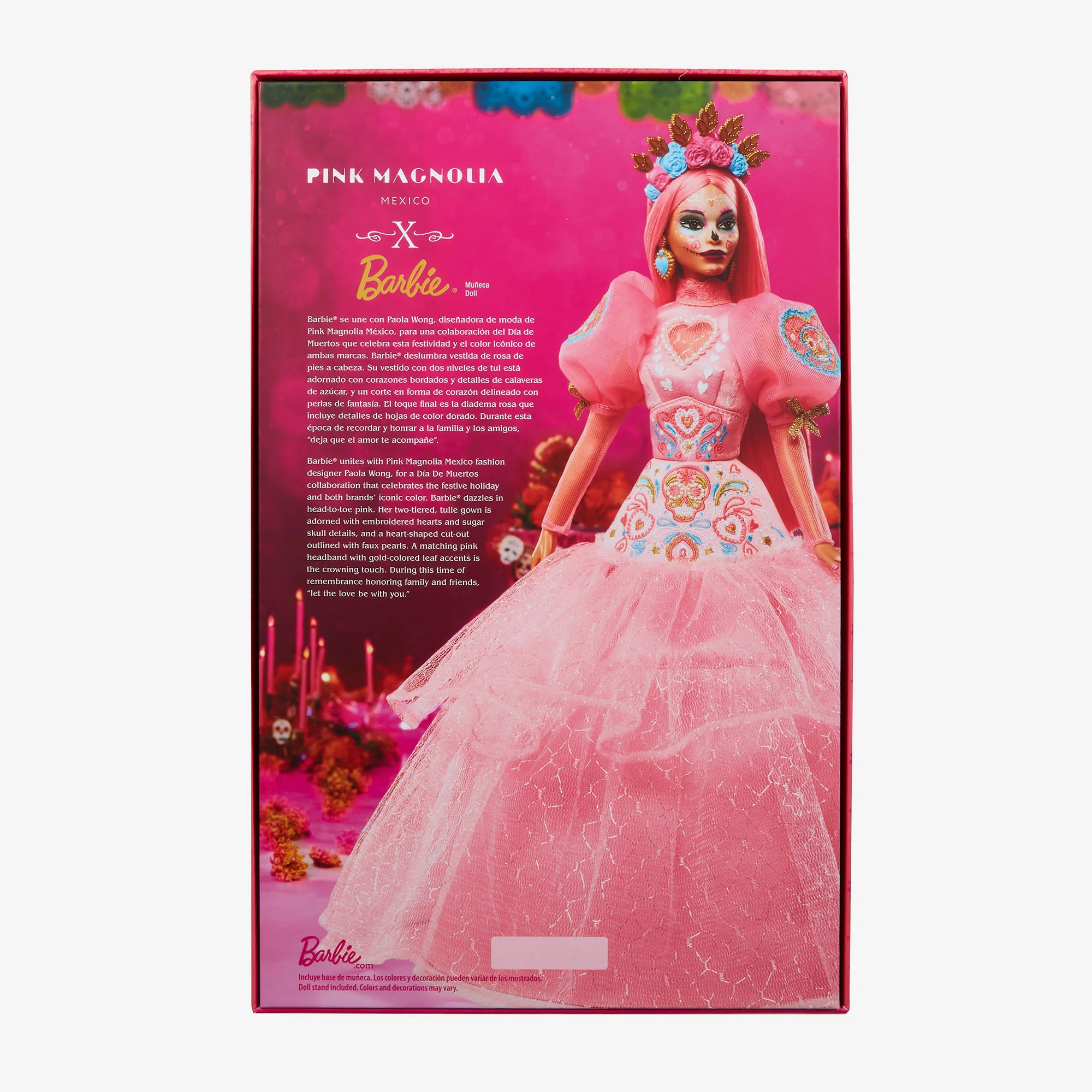2023 DĂa De Muertos Barbie x Pink Magnolia Doll - Image 20