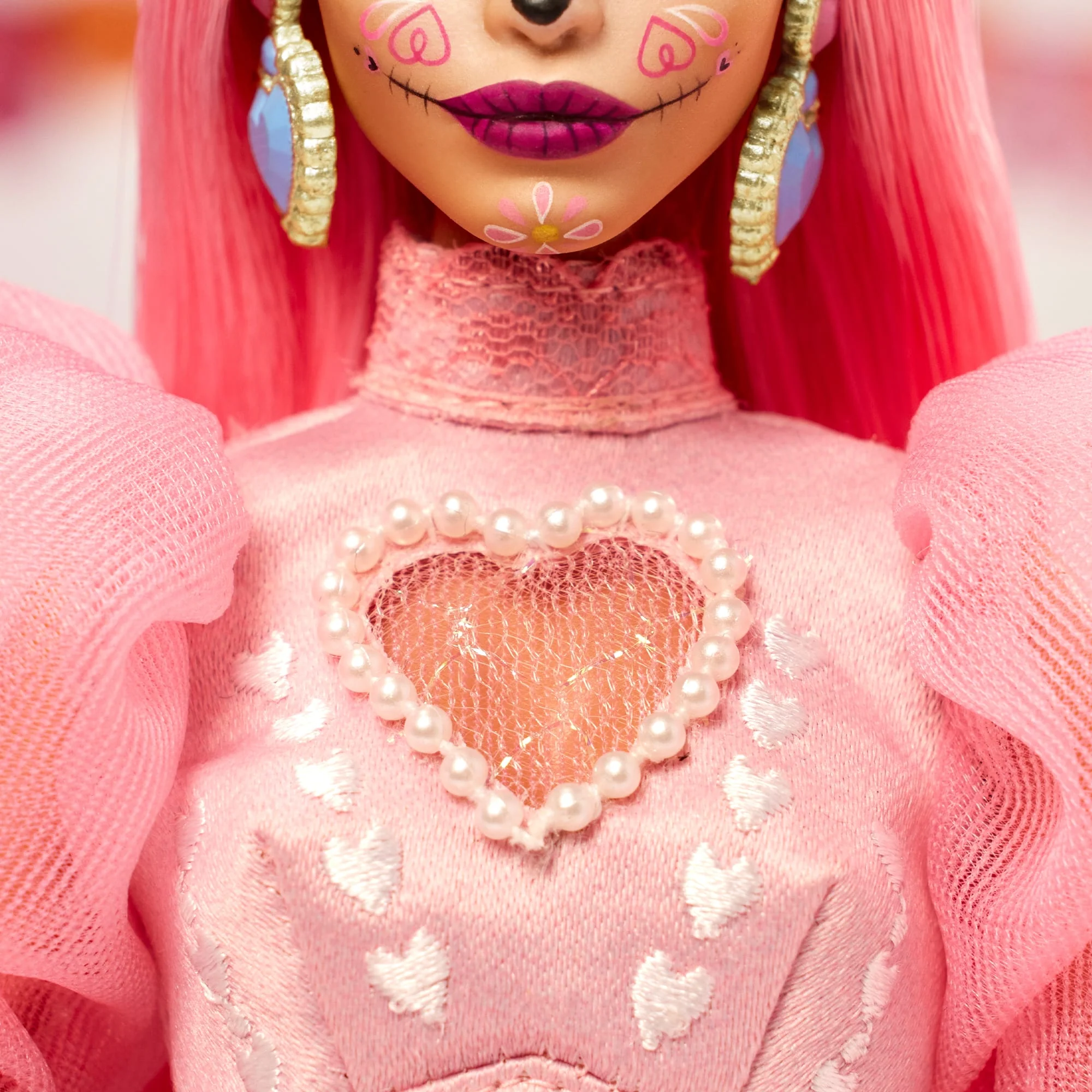 2023 DĂa De Muertos Barbie x Pink Magnolia Doll - Image 6
