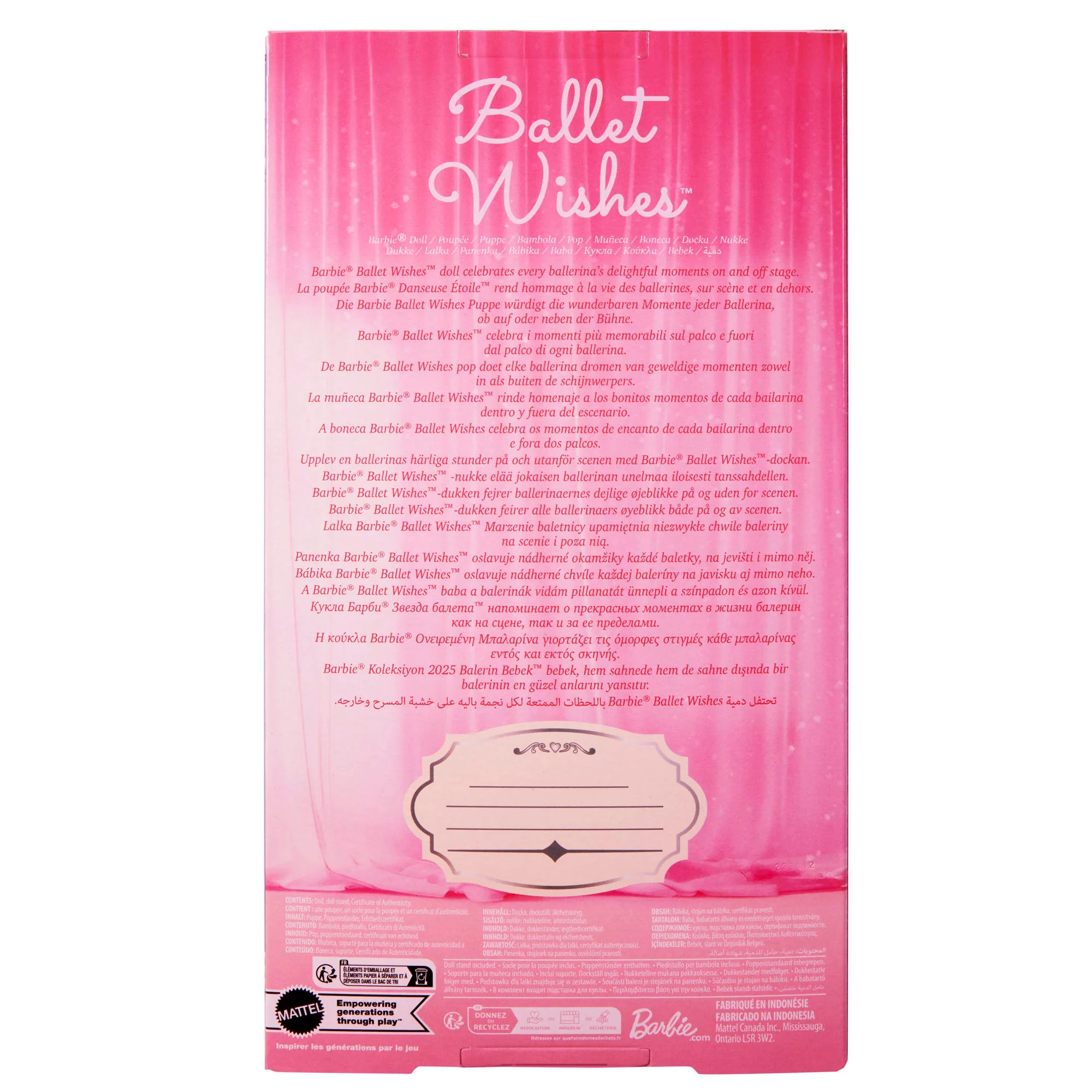 Ballet Wishes Barbie Doll - Image 16