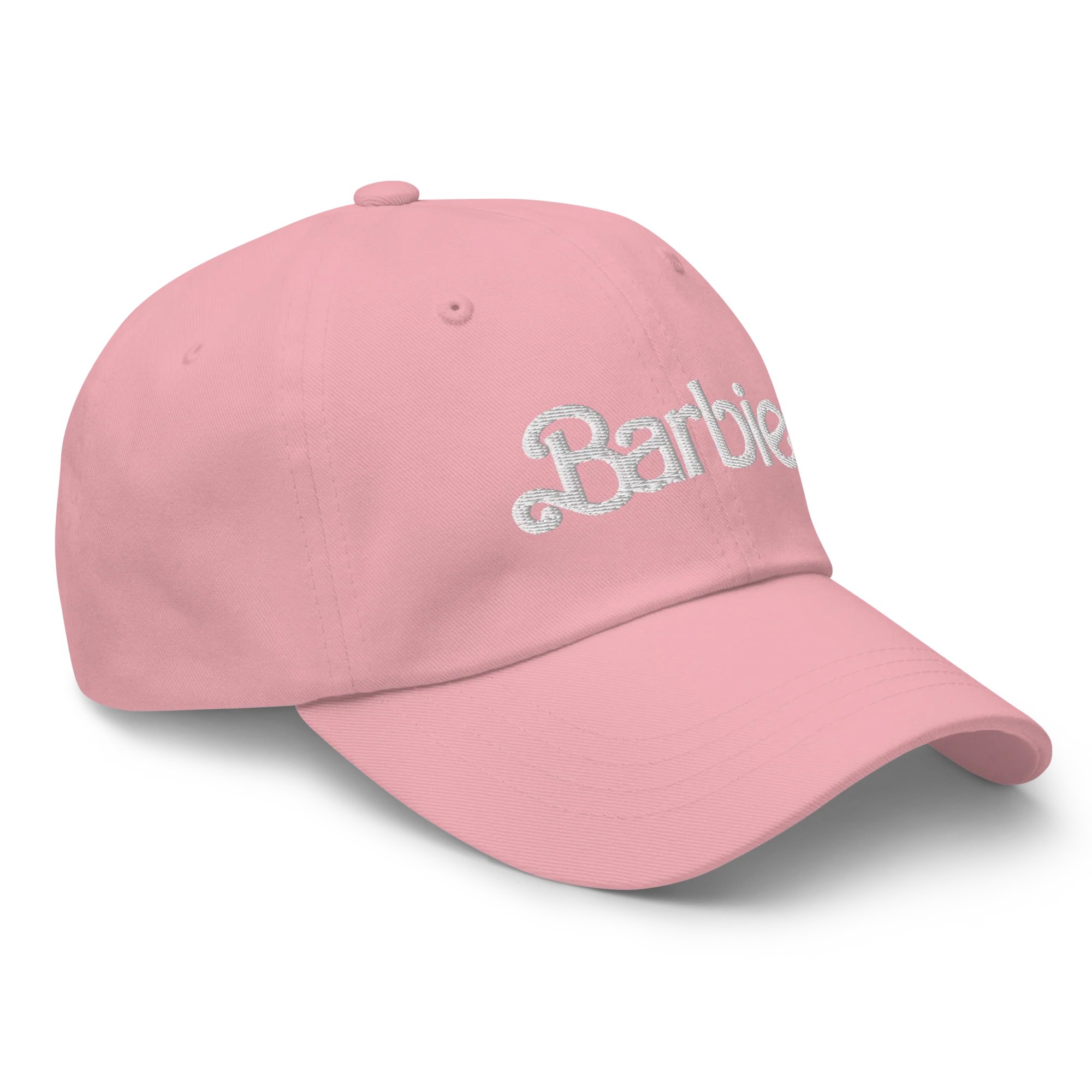 Barbie Classic Logo Pink Baseball Hat - Image 3