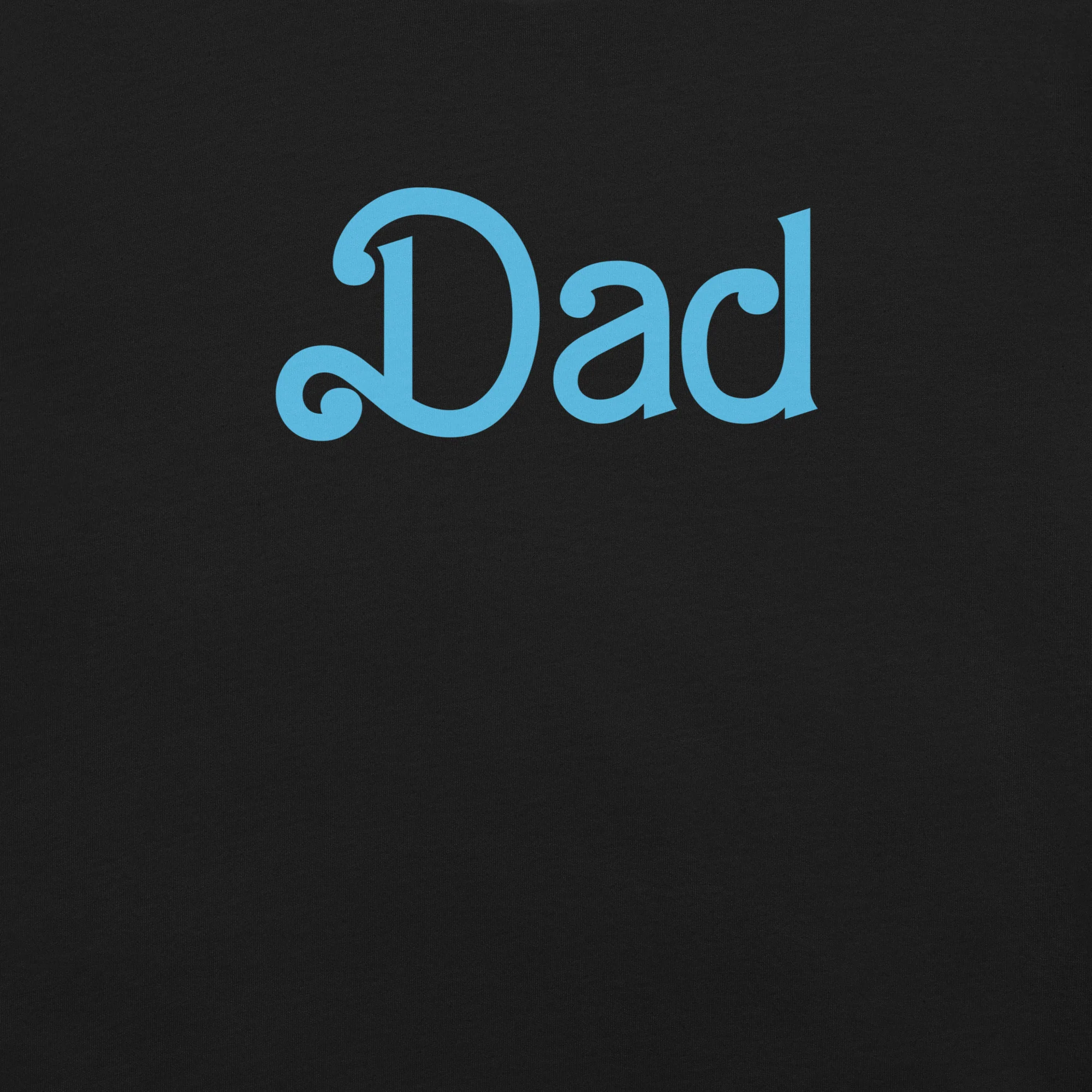 Barbie Dad Ken Black T-Shirt - Image 3