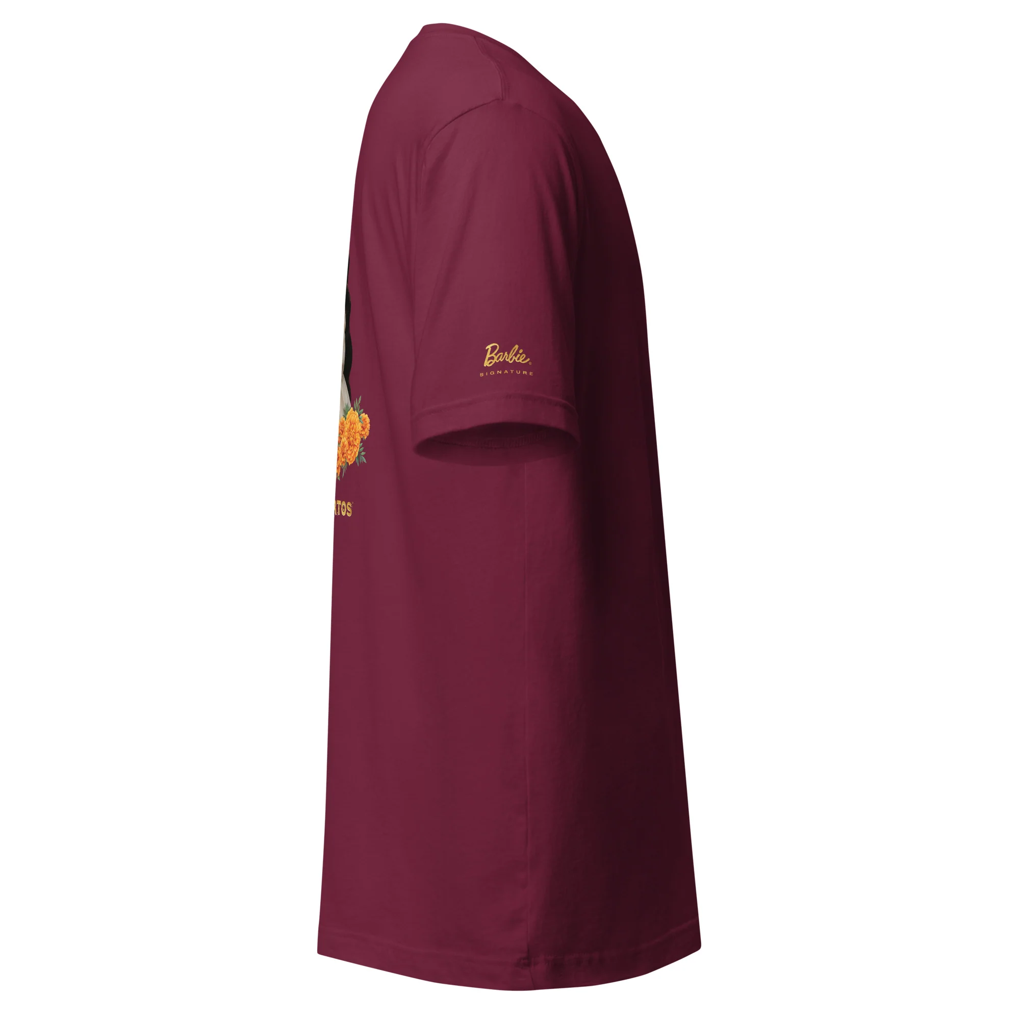 Barbie DĂa de Muertos Maroon T-Shirt - Image 9