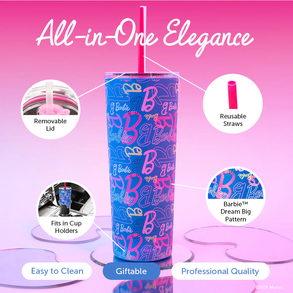 Barbie⢠Dream Big Tumbler - 24 Oz - Image 5