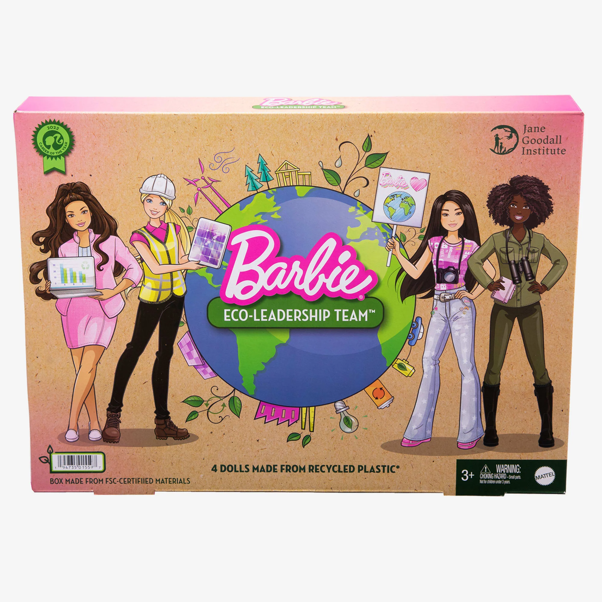 Barbie Eco-Leadership Team (2022 Career of the Year Four Doll Set) - Image 7