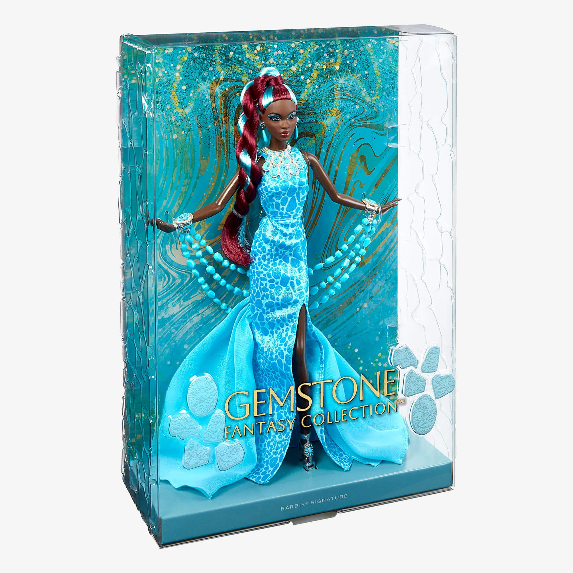 Barbie Fantasy Collection Turquoise Doll - Image 16