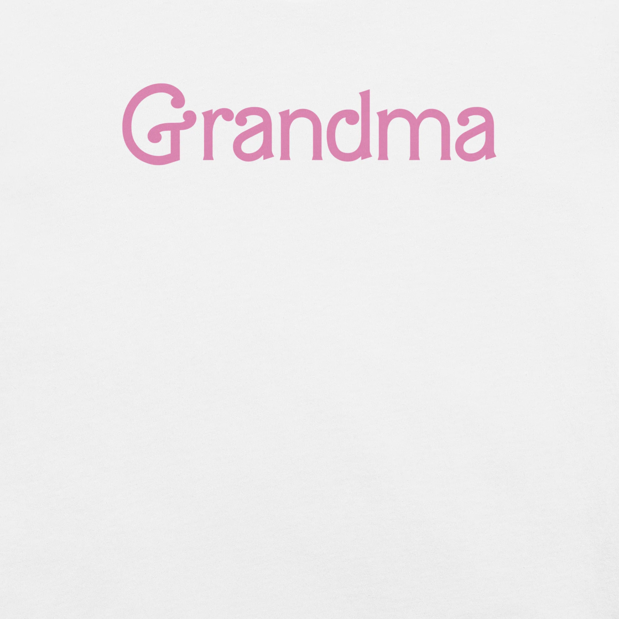 Barbie Grandma White T-Shirt - Image 3