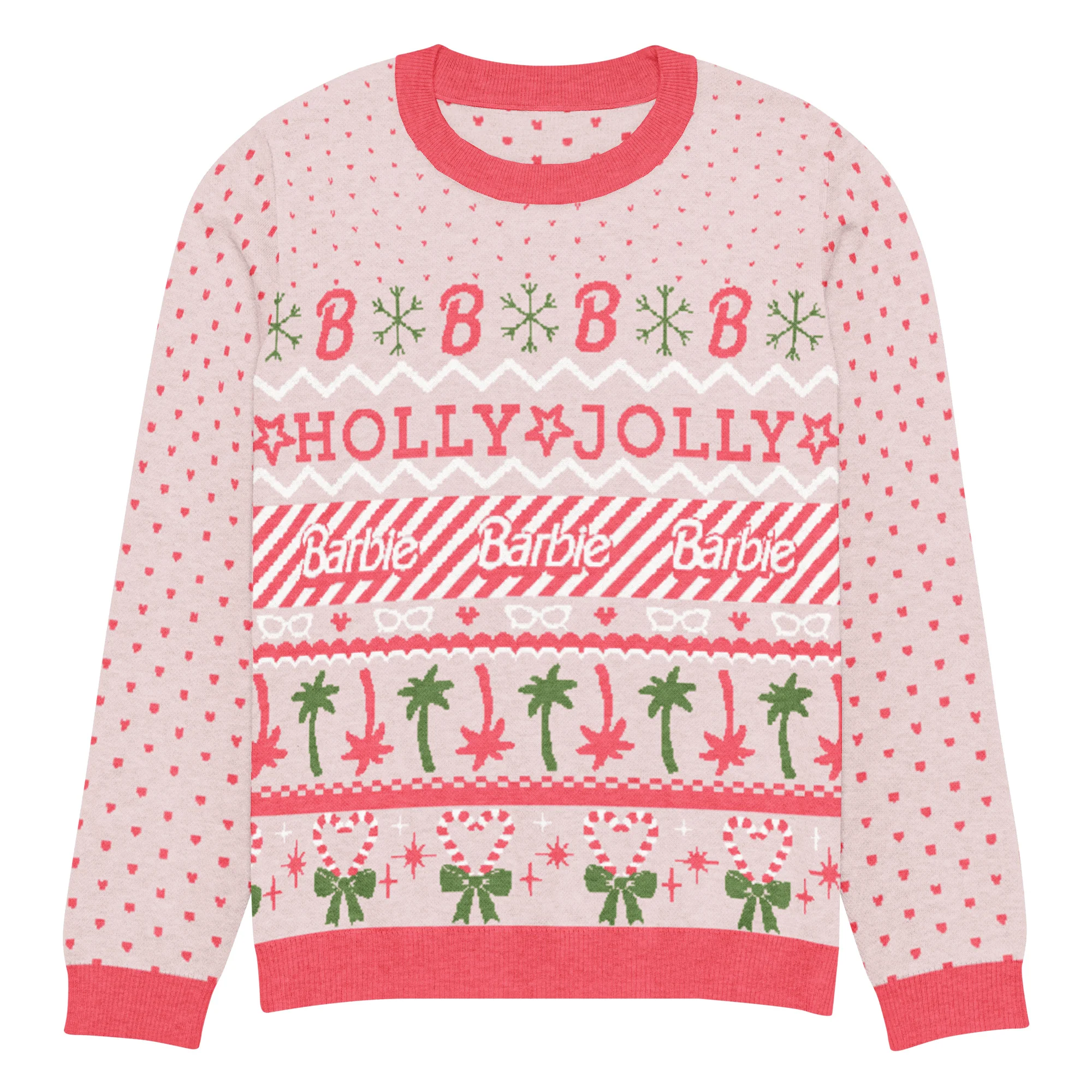 Barbie Holly Jolly Pink Ugly Sweater - Image 7