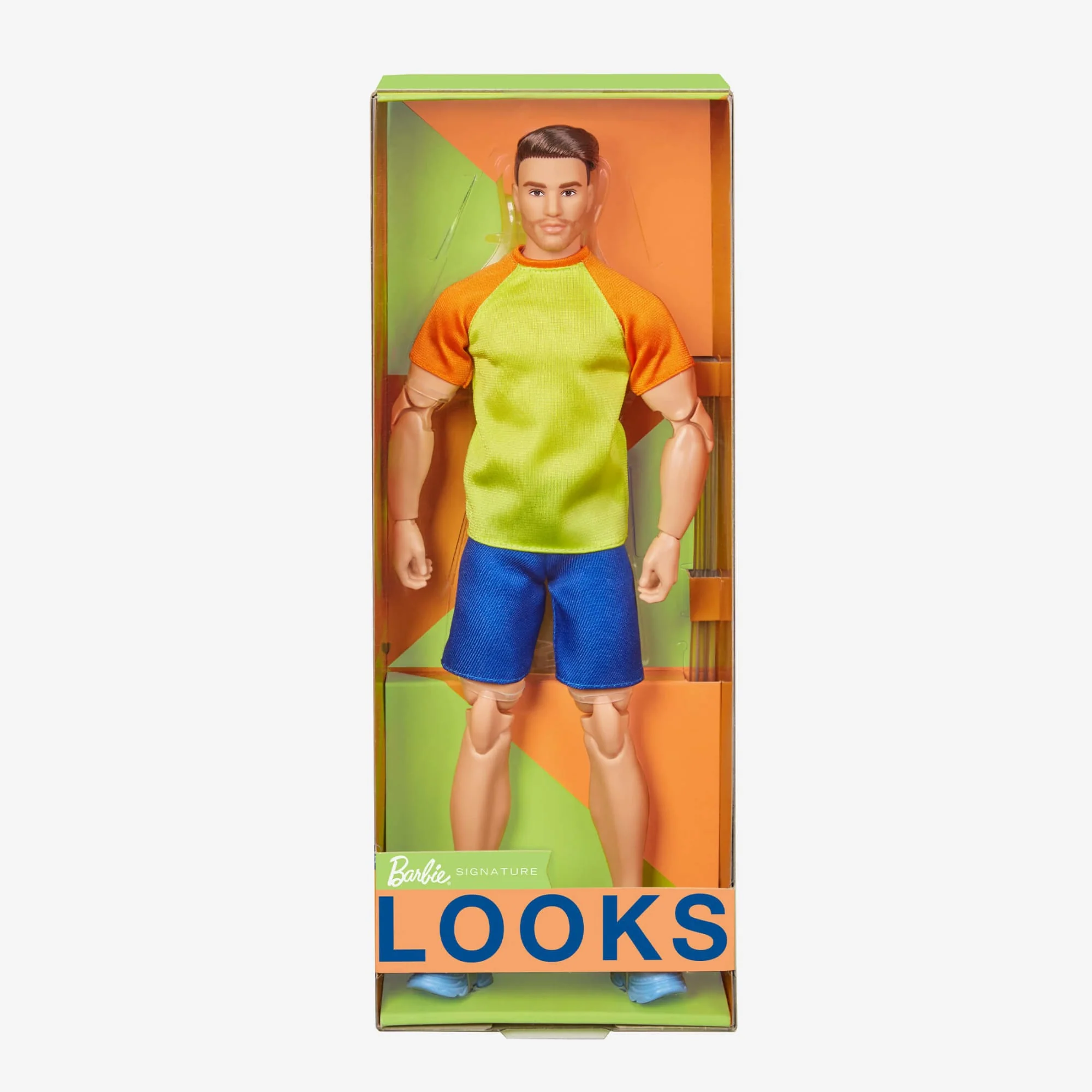 Barbie Looks Ken Doll (Buff Body, Curly Brunette Hair) - Image 6