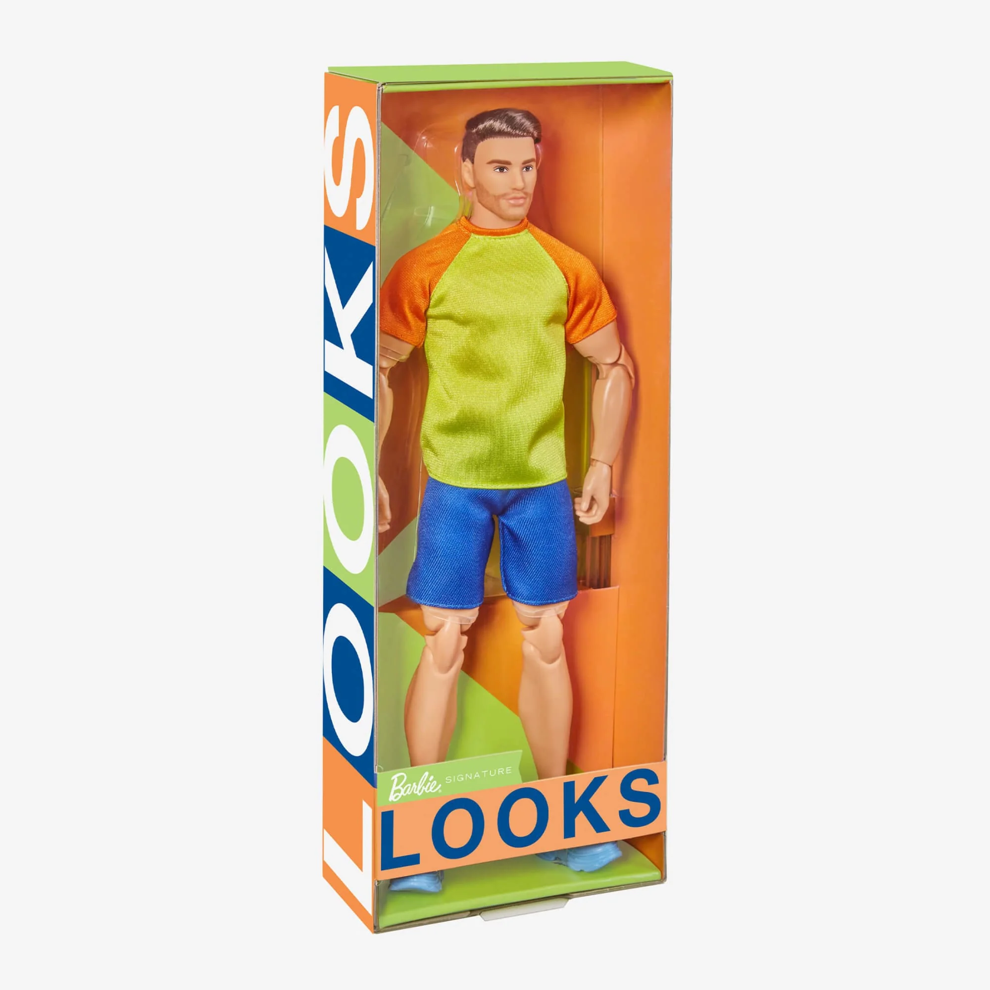 Barbie Looks Ken Doll (Buff Body, Curly Brunette Hair) - Image 7