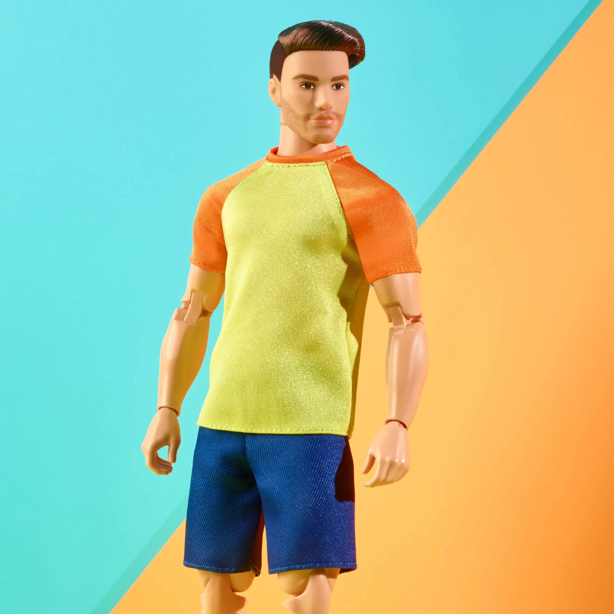 Barbie Looks Ken Doll (Buff Body, Curly Brunette Hair) - Image 9
