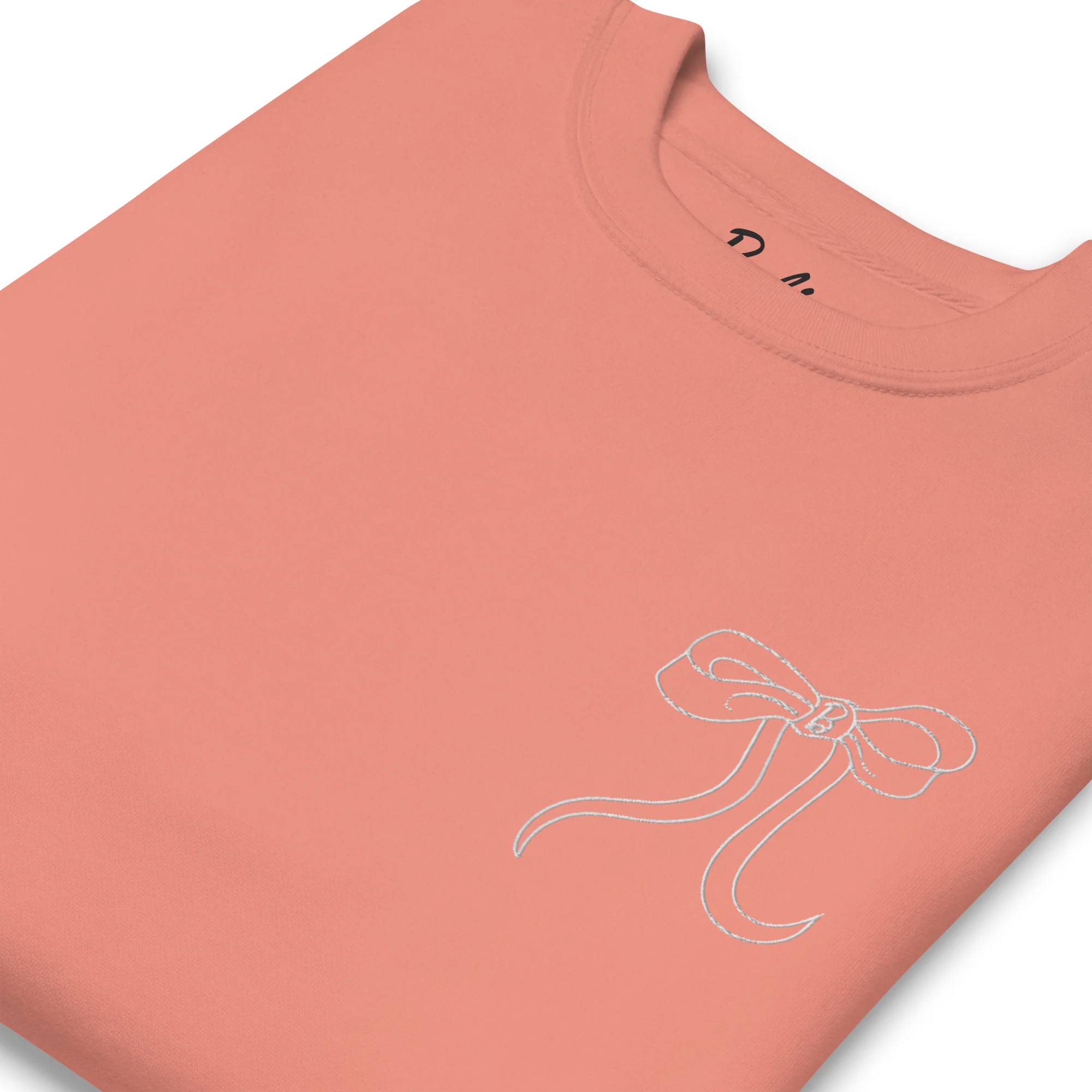 Barbie Peaches 'n Cream Embroidered Peach Sweatshirt - Image 5
