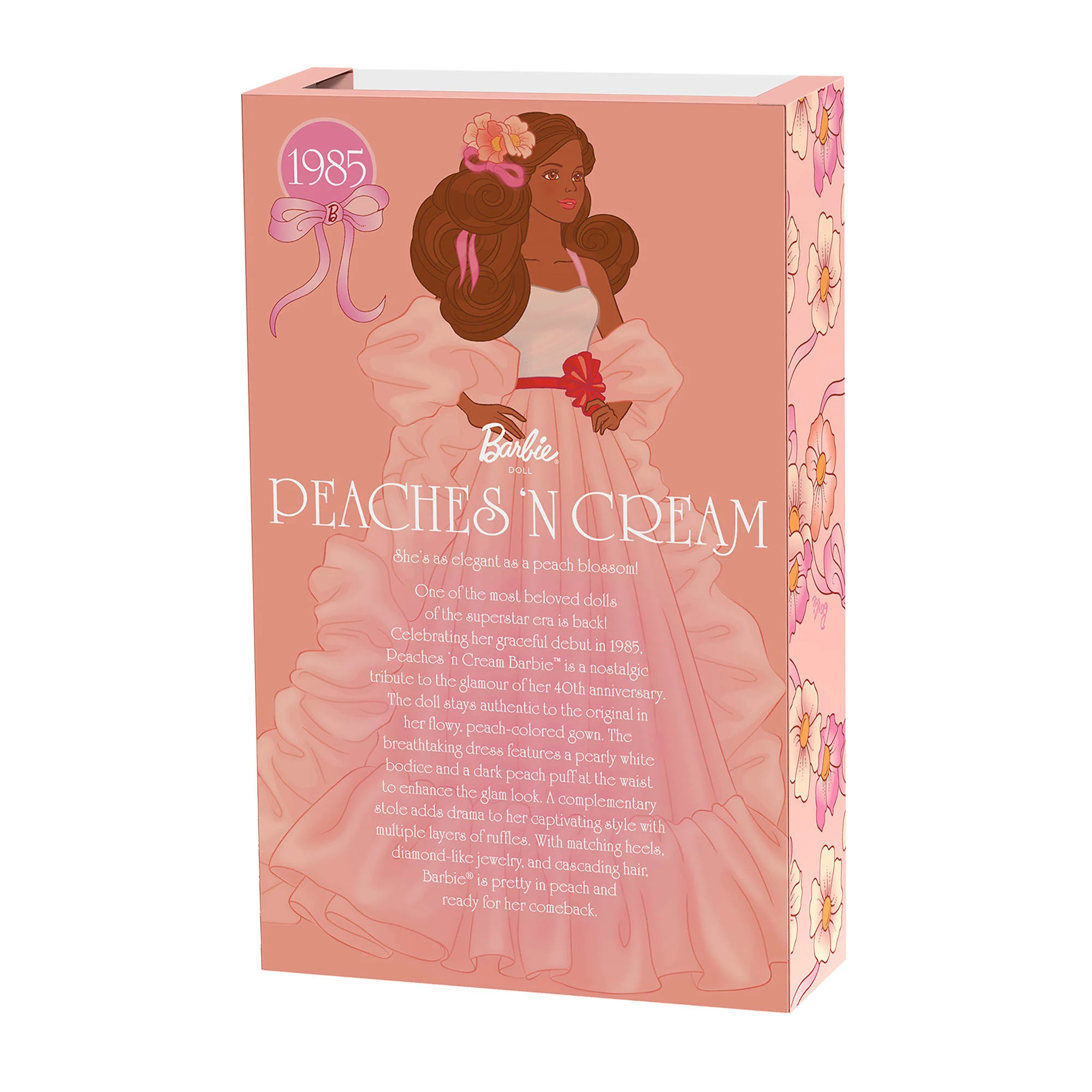 Peaches ‘n Cream Barbie Doll, Brown Hair - Image 15