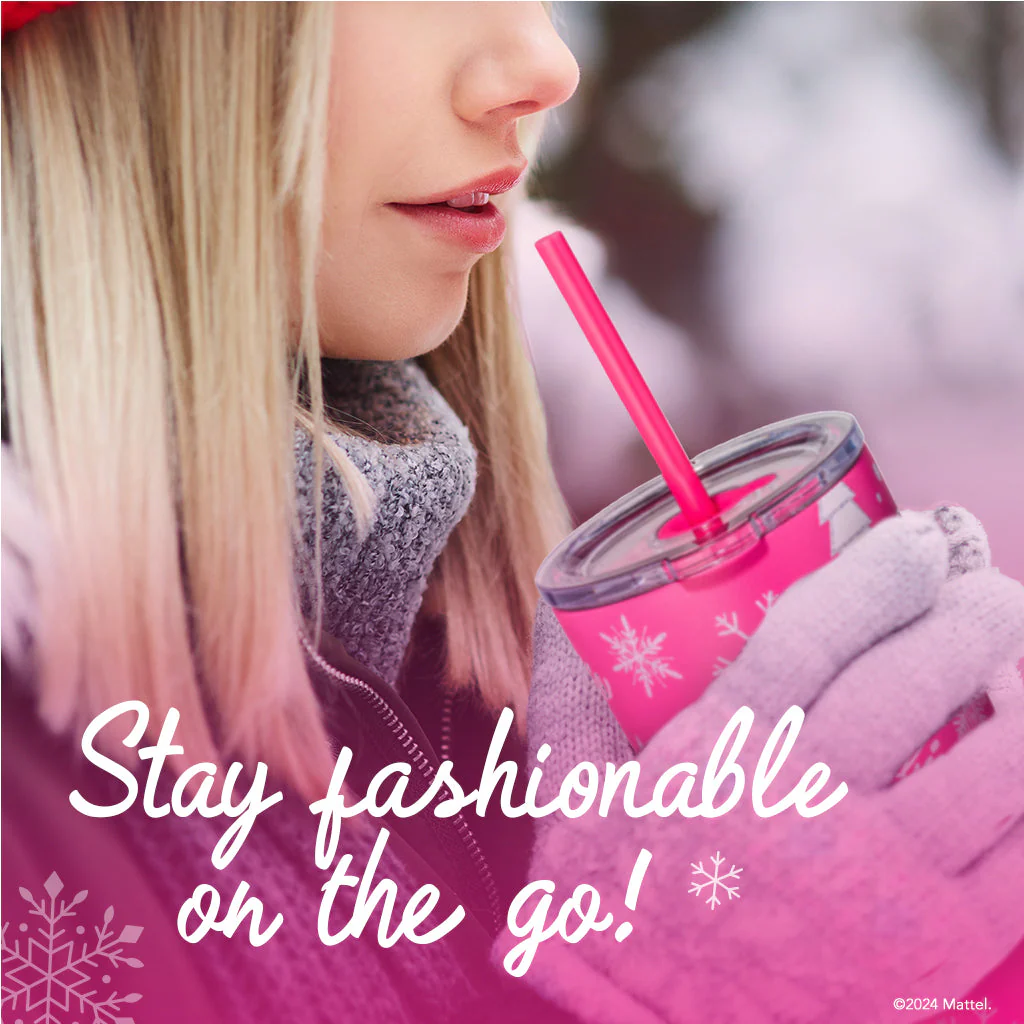 Barbie⢠Pink Christmas Tumbler - Image 6