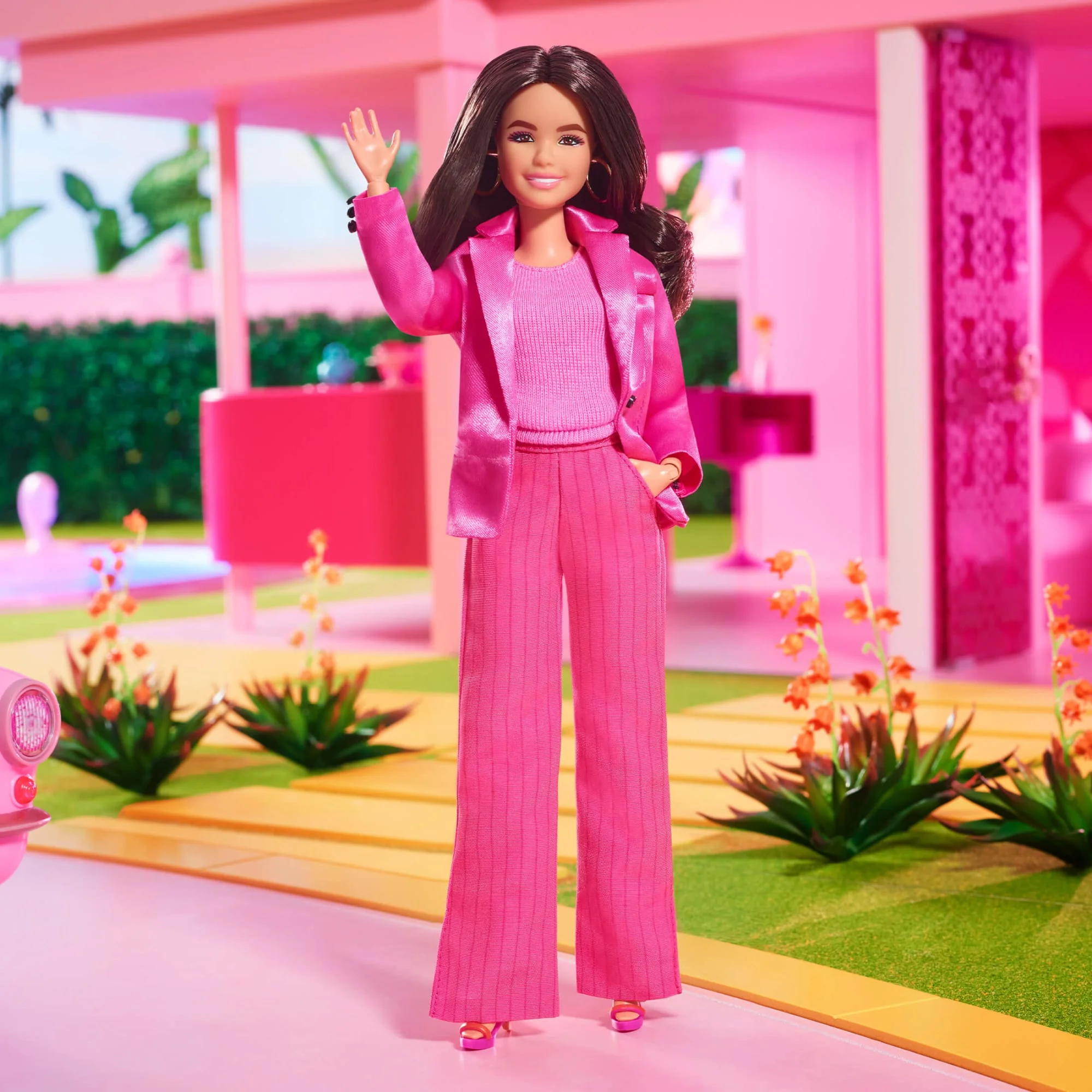 Gloria Doll Wearing Pink Power Pantsuit โ Barbie The Movie - Image 5