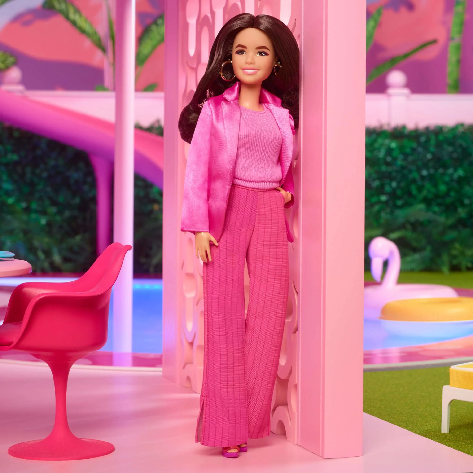 Gloria Doll Wearing Pink Power Pantsuit โ Barbie The Movie - Image 6