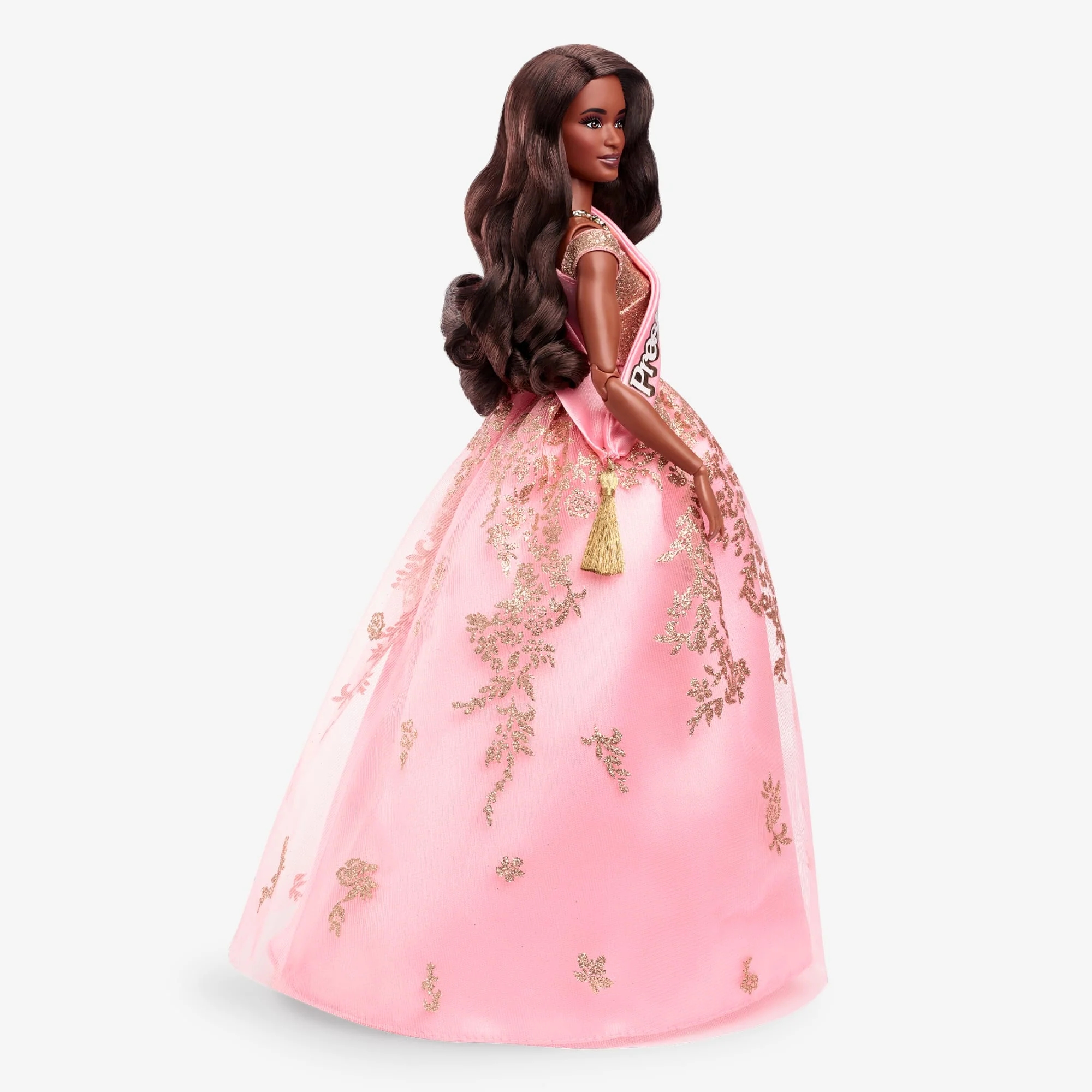 President Barbie in Pink and Gold Dress โ Barbie The Movie - Image 5