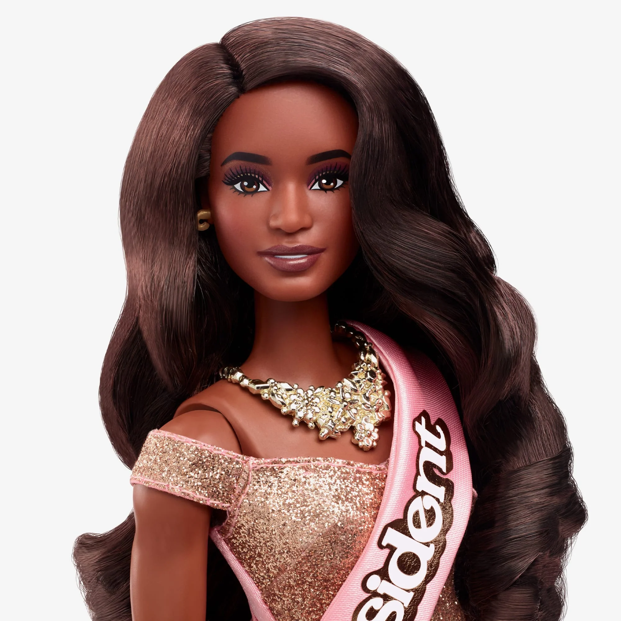 President Barbie in Pink and Gold Dress โ Barbie The Movie - Image 6