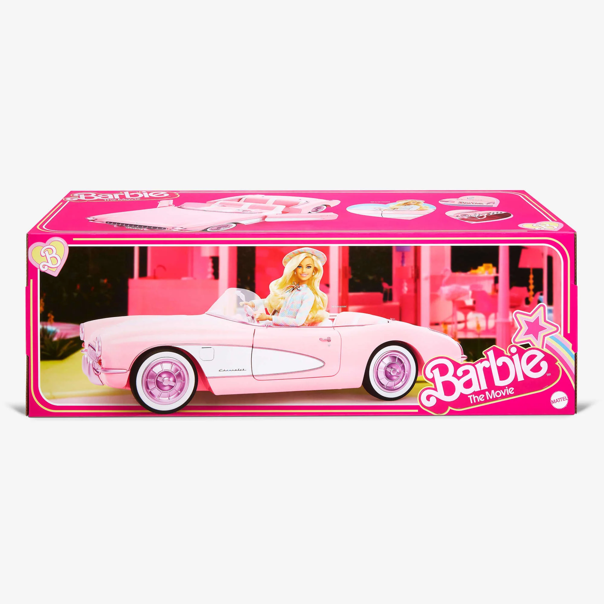 Barbie The Movie Pink Corvette Convertible - Image 11