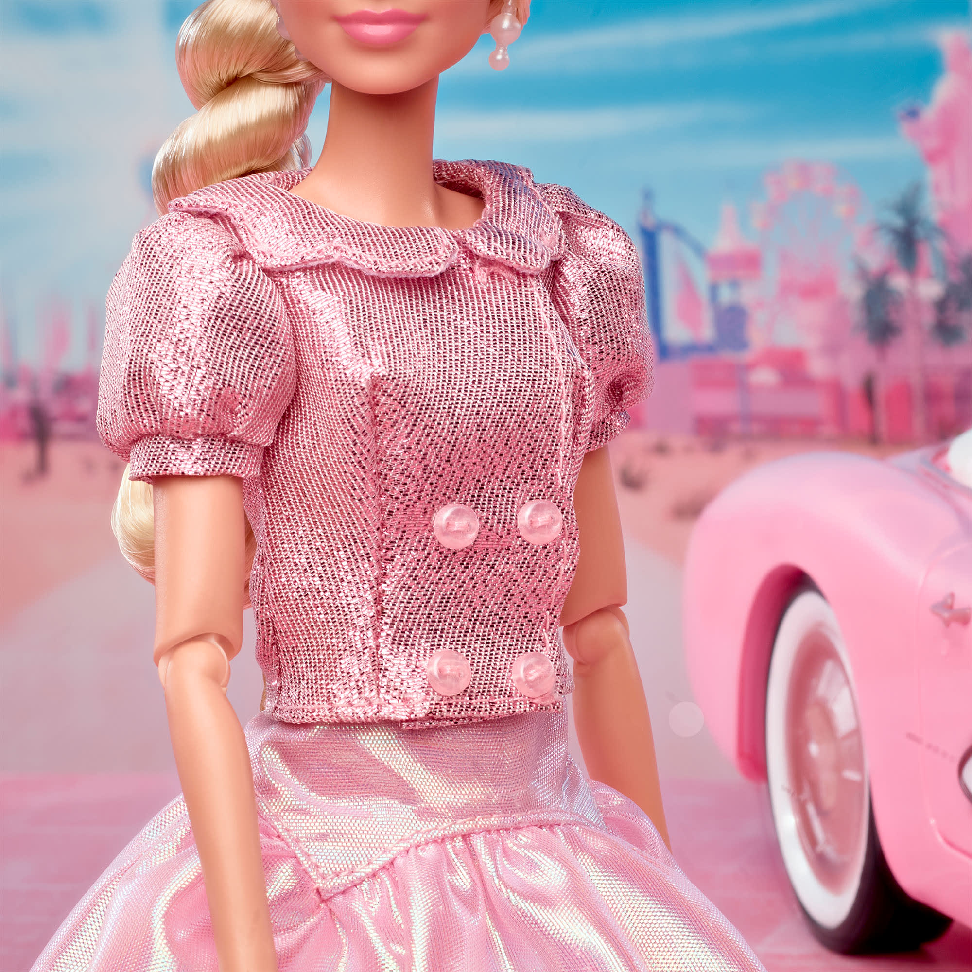 Barbie The Movie Pink Puffy Dress Barbie Doll - Image 4