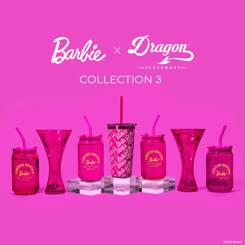 Barbie™ X Dragon Glassware® Cocktail Glasses - Image 7