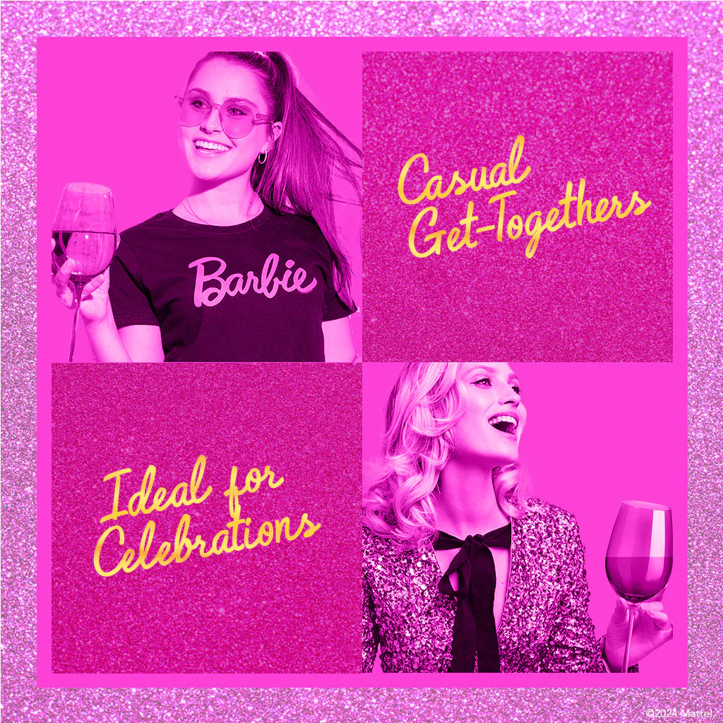 Barbie™ X Dragon Glassware® Wine Glasses - Image 7