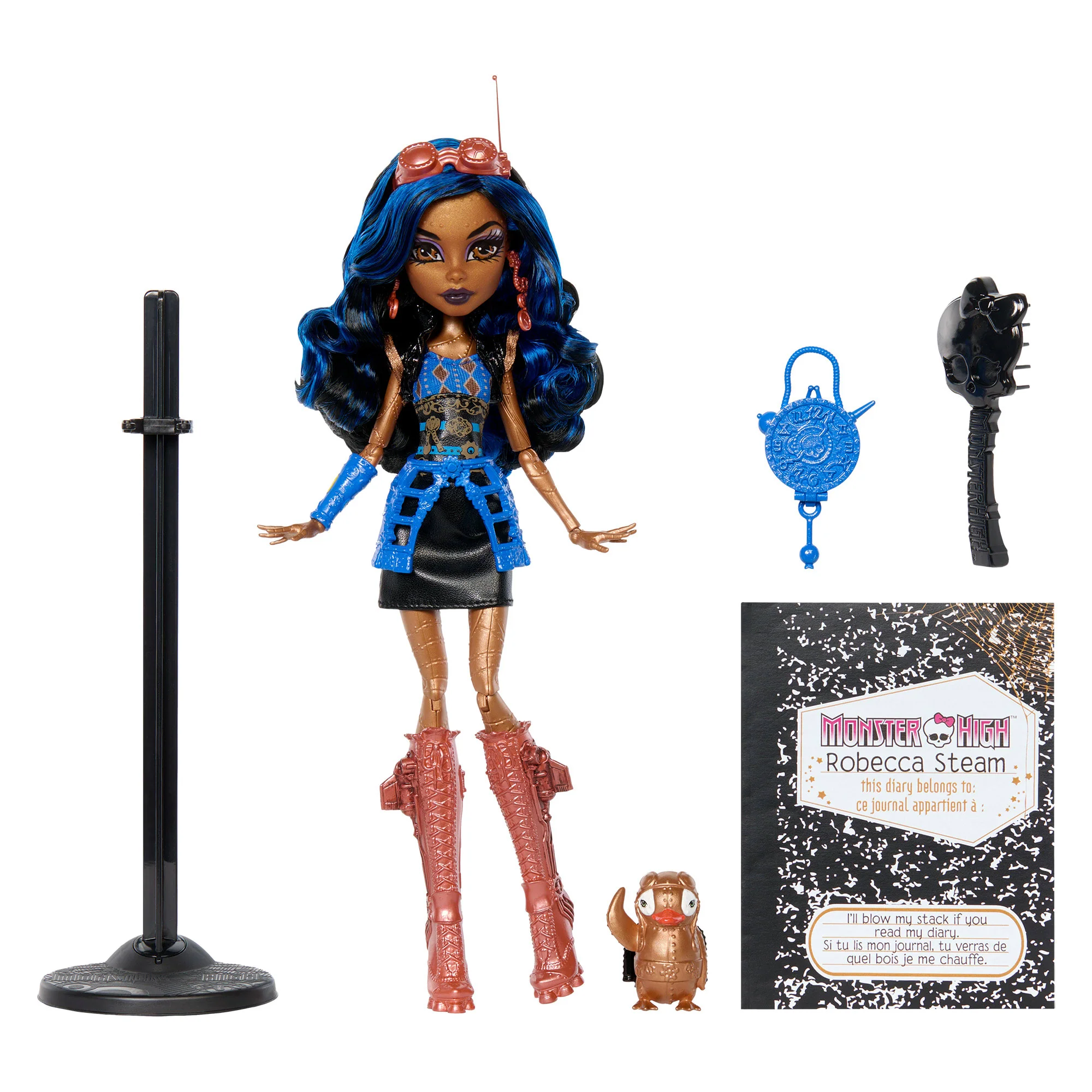 Monster High Boo-riginal Creeproduction Robecca Steam Doll - Image 7