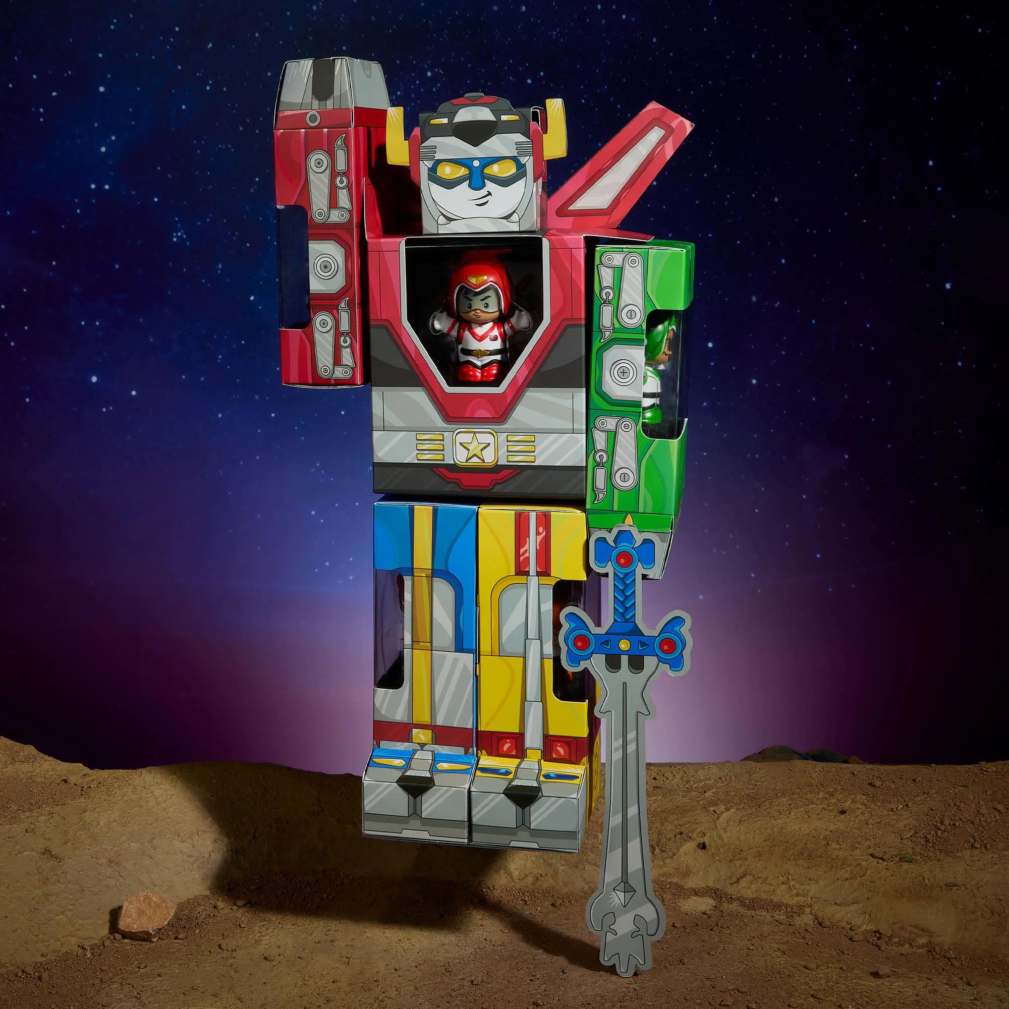 Little People Collector Voltron 40th Anniversary Gold Label Set - Image 4