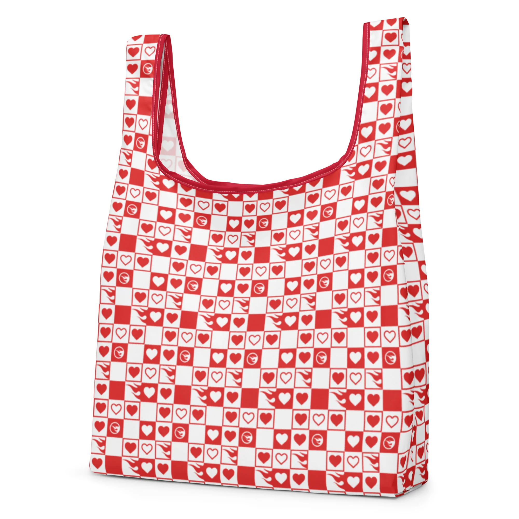 Hot Wheels Checkered Hearts Multi Tote - Image 2