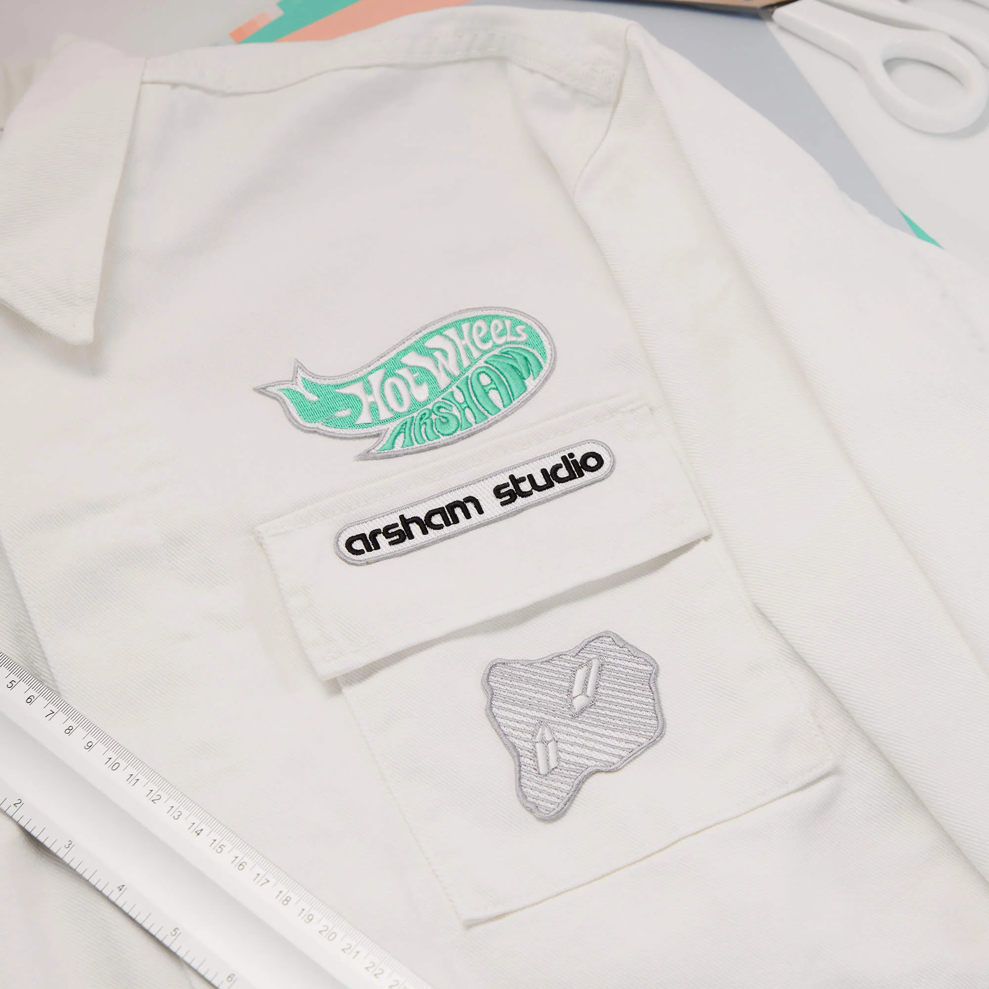 Hot Wheels x Daniel Arsham Patches & Sticker Set - Image 4