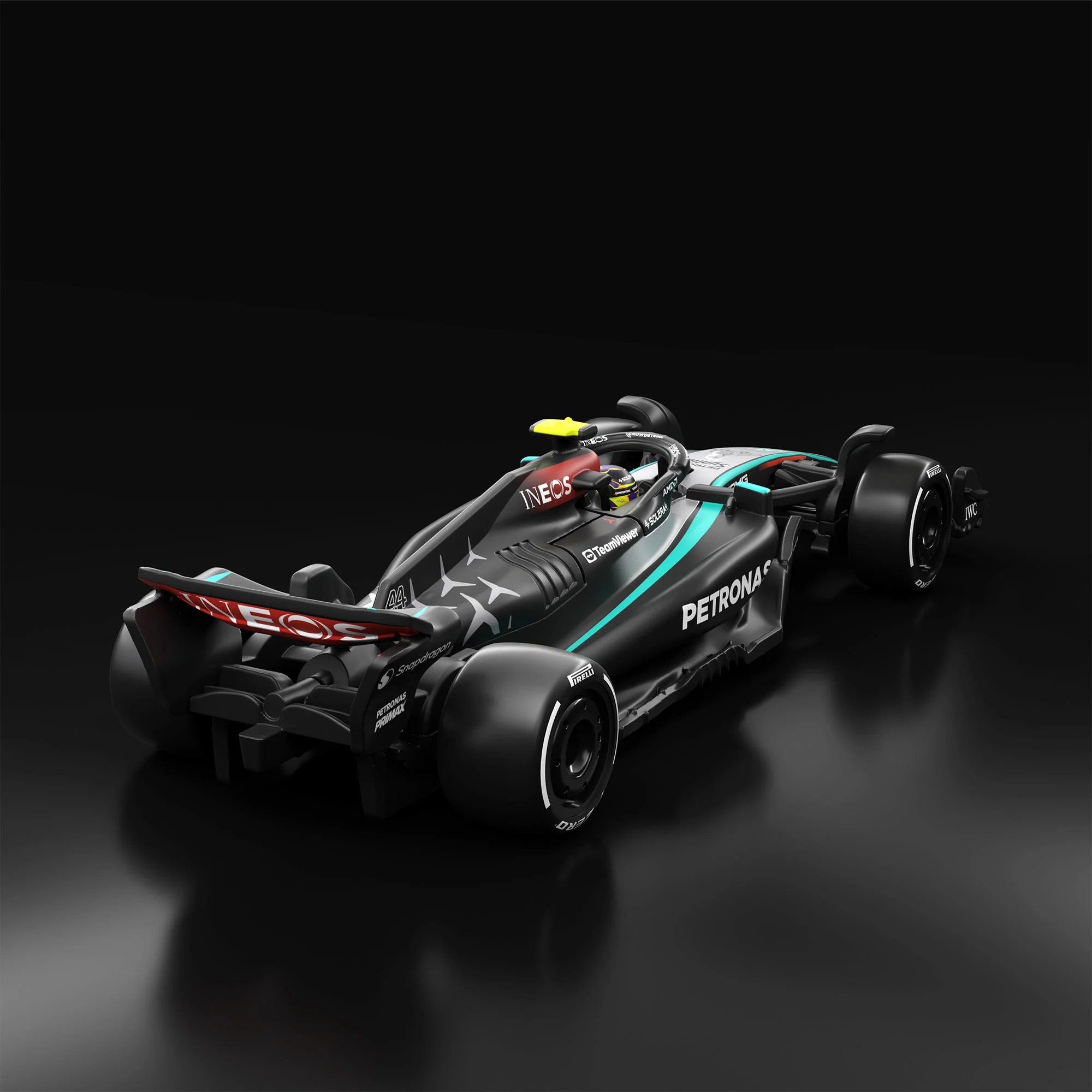 Hot Wheels F1 Series: 2024 Mercedes-AMG PETRONAS Formula One Team W15 Car #44 - Image 3