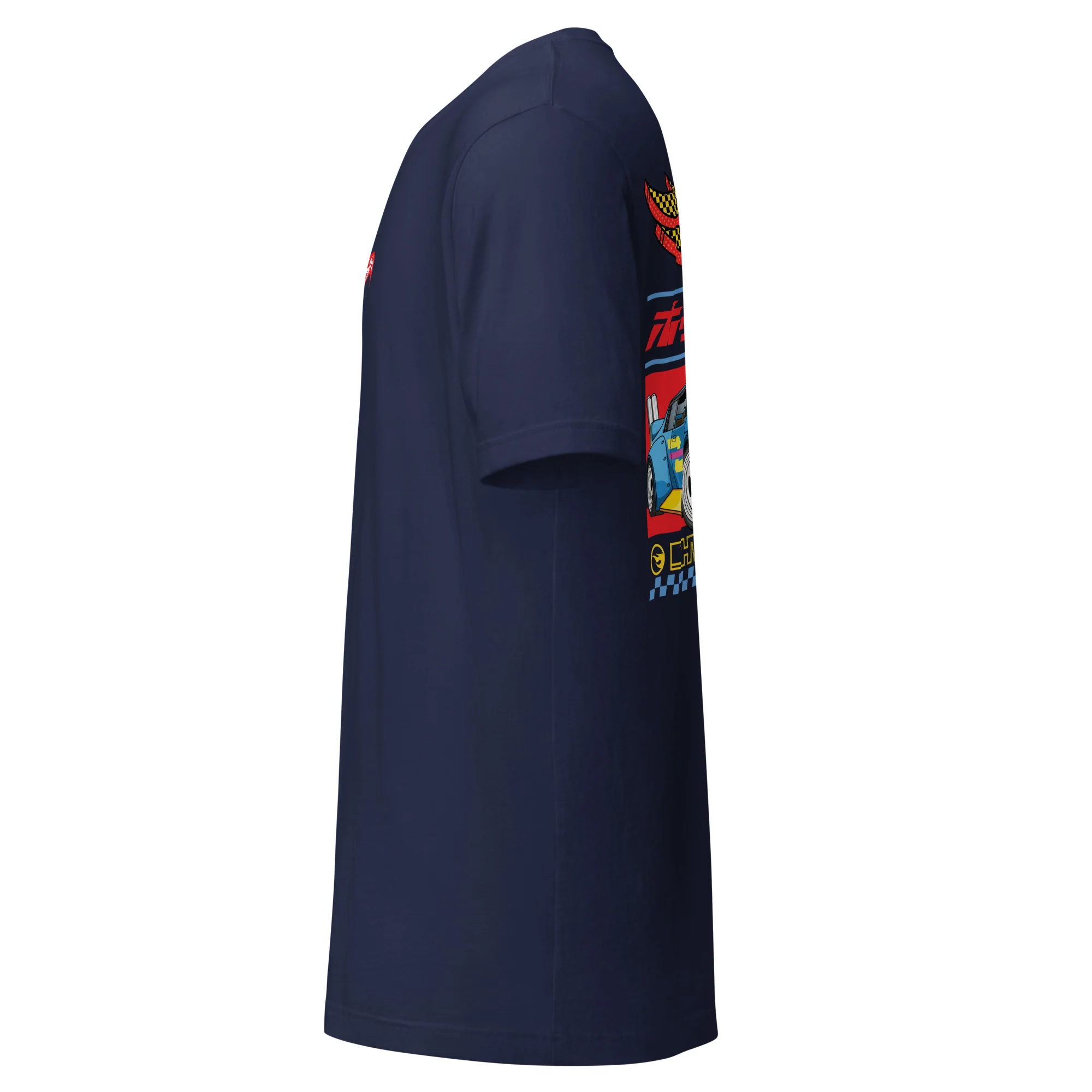 Hot Wheels in Kanji Navy T-Shirt - Image 7