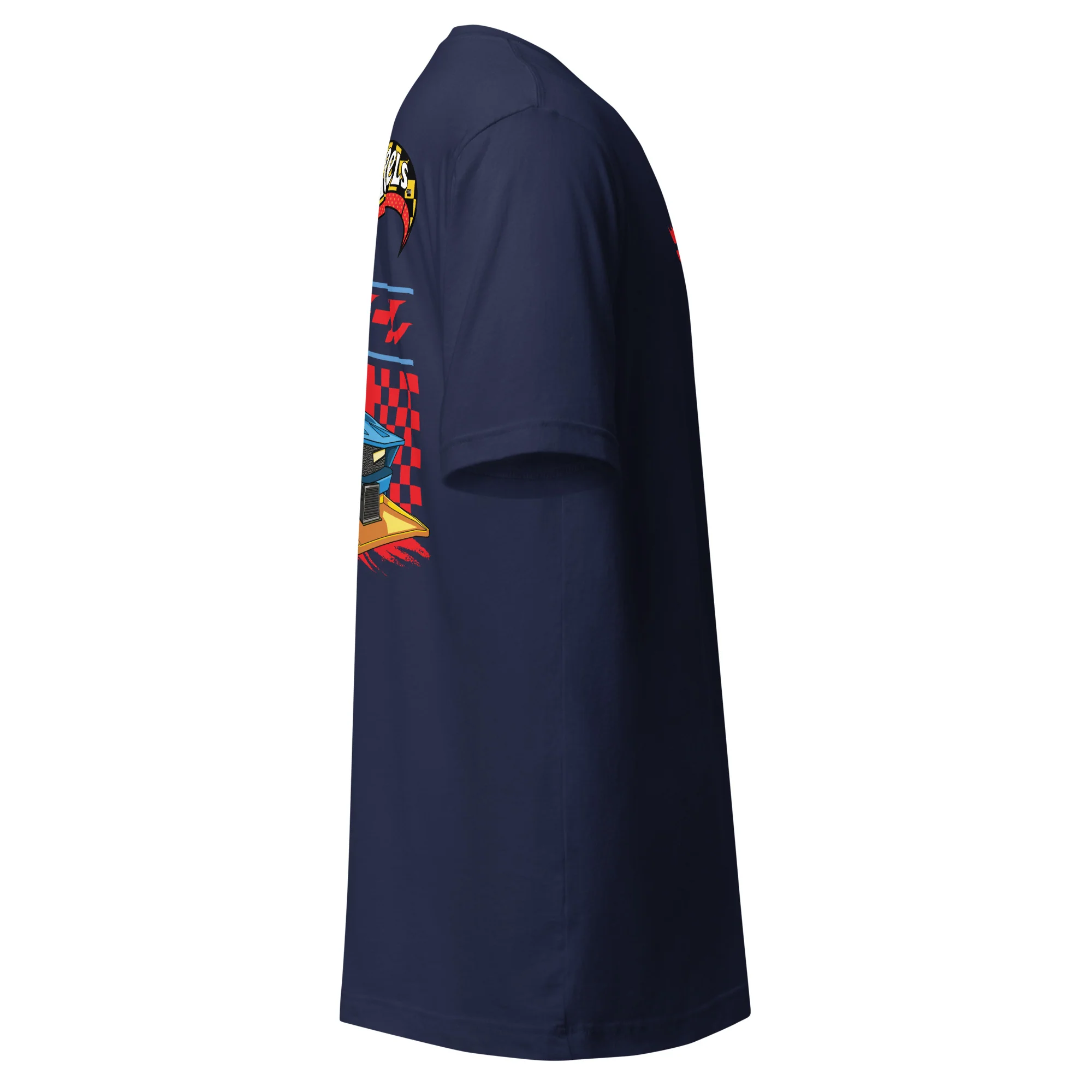 Hot Wheels in Kanji Navy T-Shirt - Image 8
