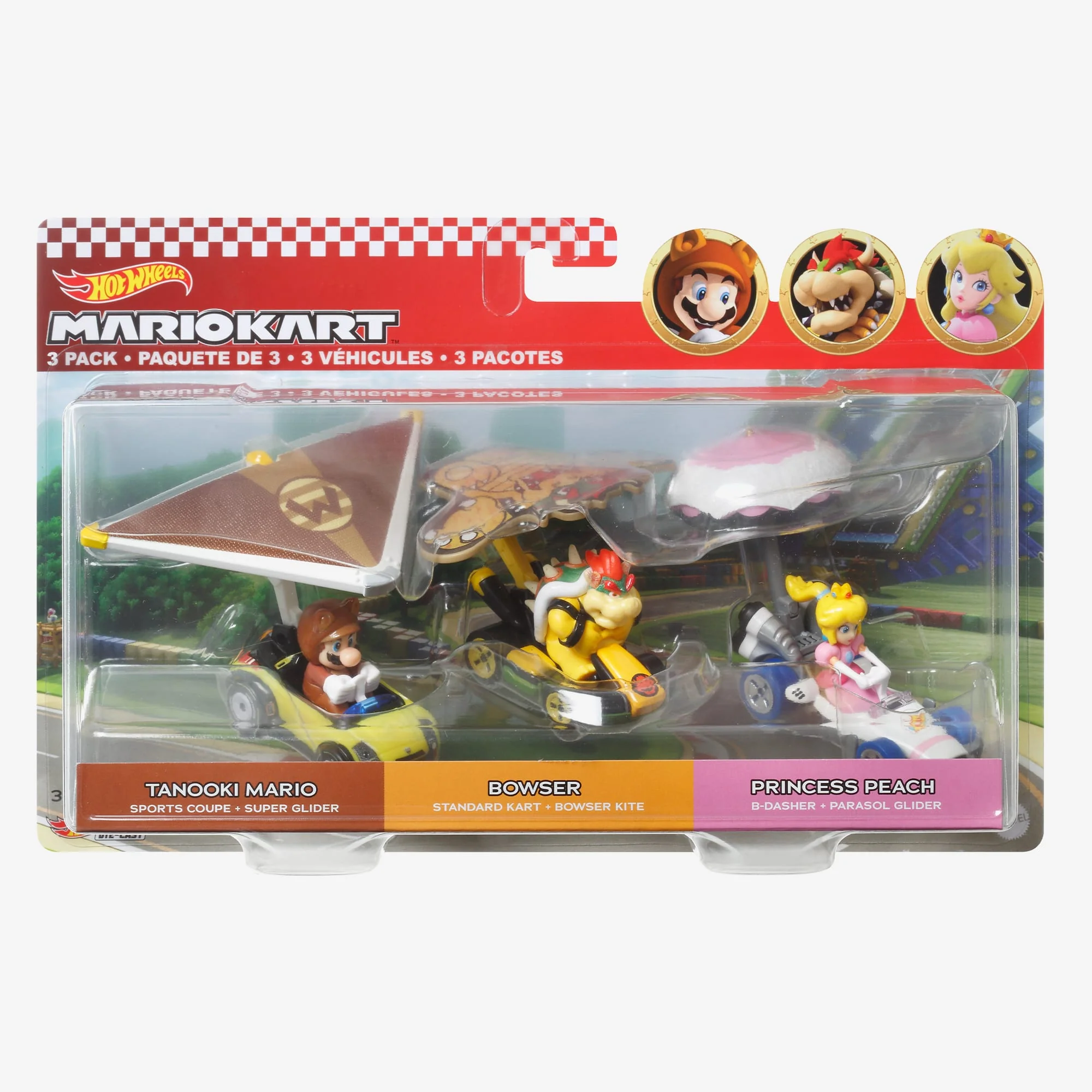 Hot Wheels MARIOKART Vehicle + Glider, Set of 3 - Image 6