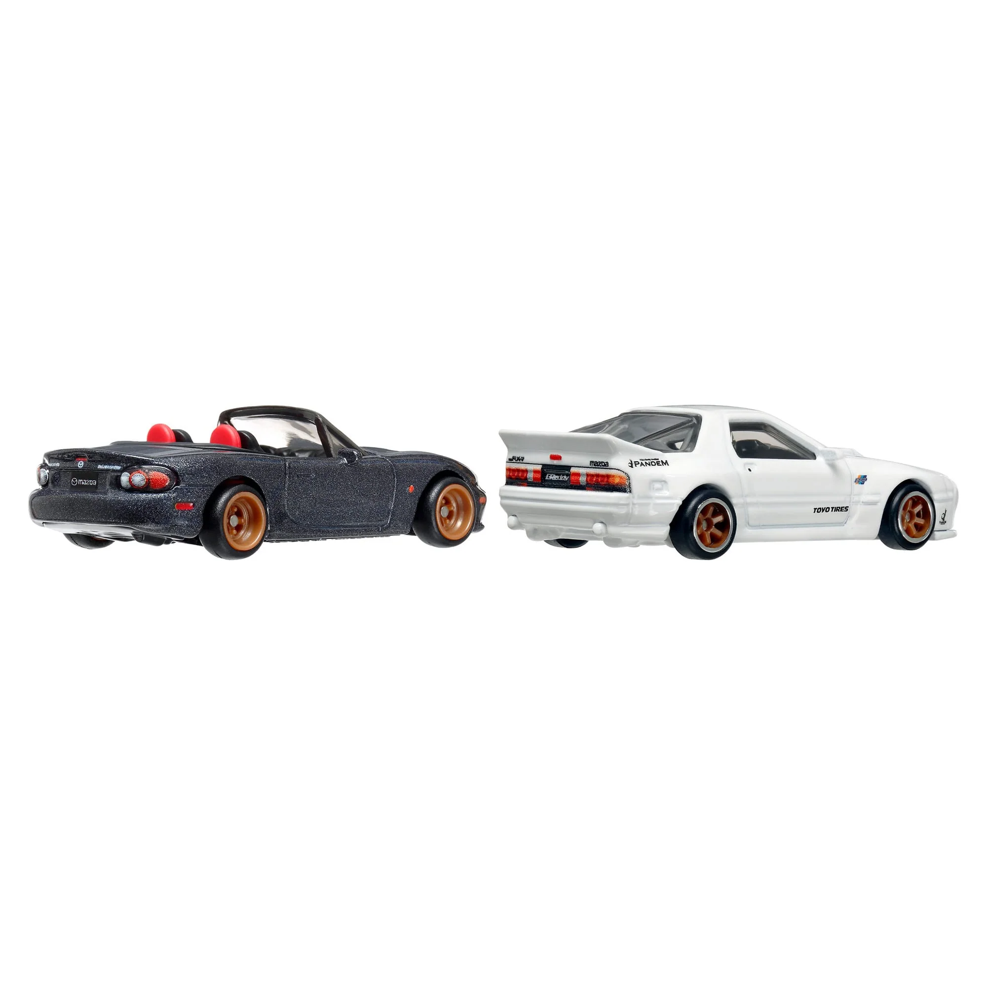Hot Wheels Premium Car Culture 2-Pack - '04 Mazda Mazdaspeed Miata & Mazda RX7 FC Pandem - Image 4