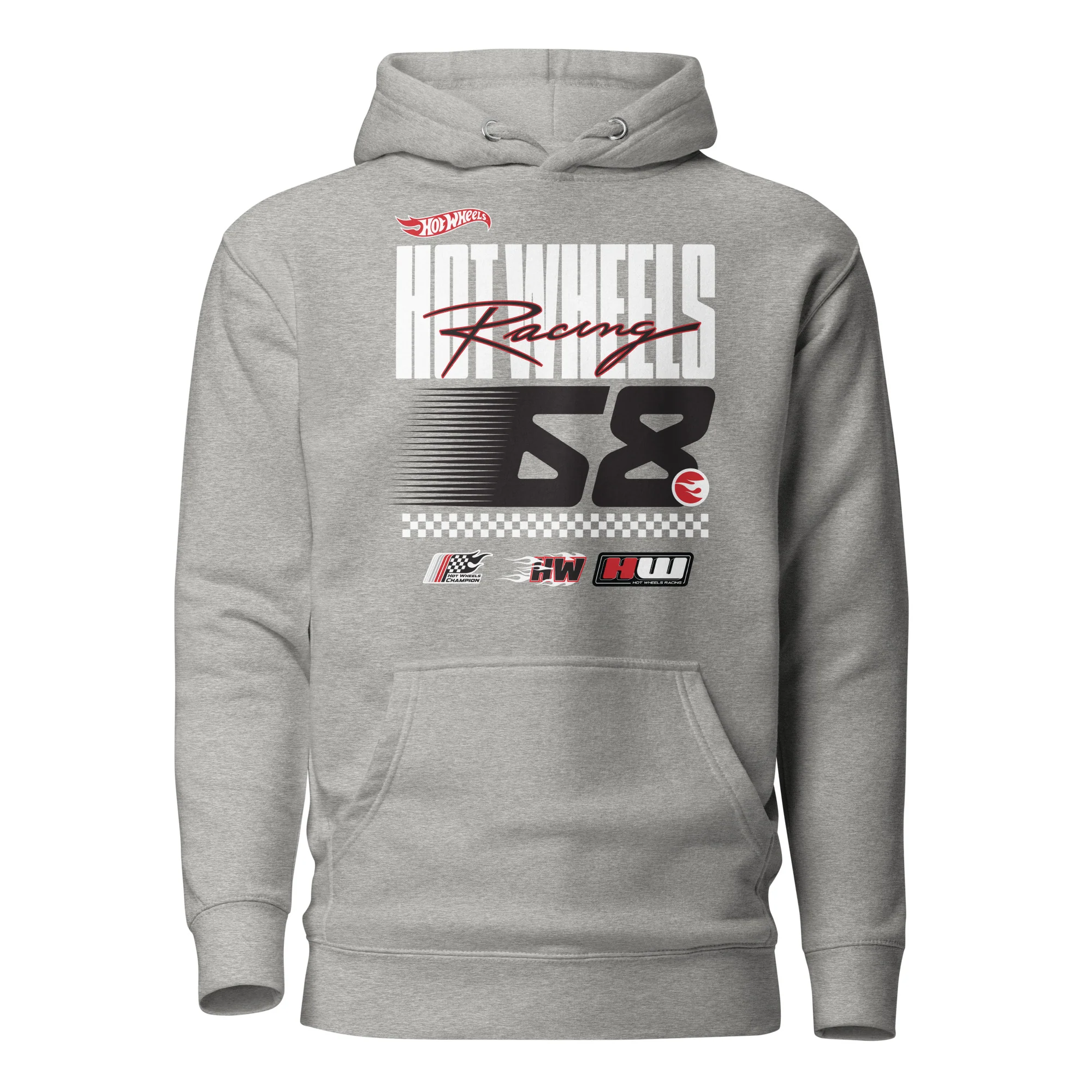Hot Wheels Racing Grey Hoodie - Image 6