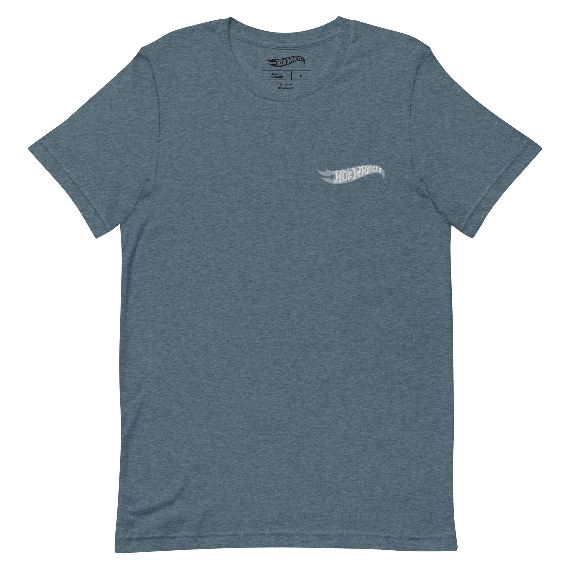 Hot Wheels Speed Shop Embroidered Blue T-Shirt - Image 13