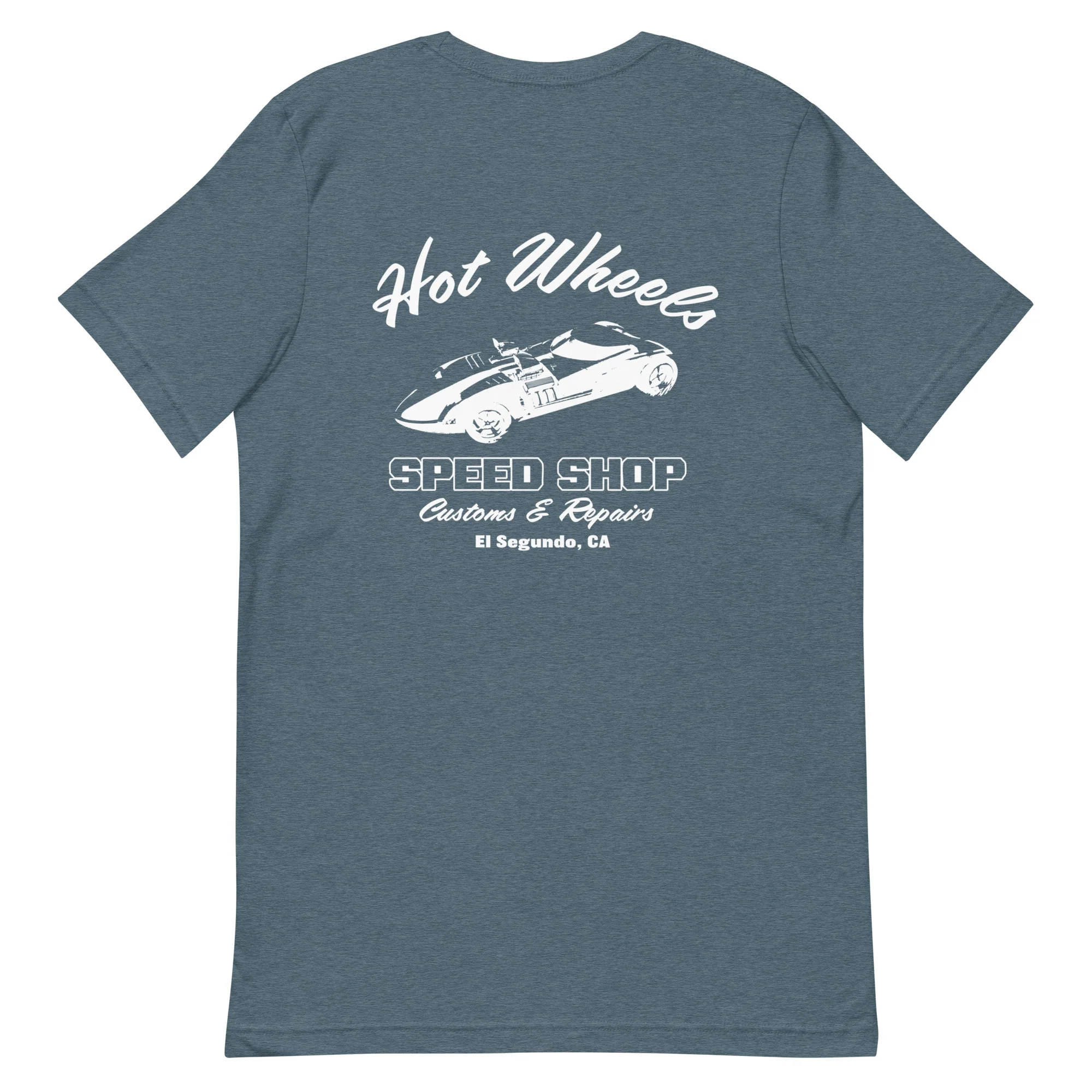 Hot Wheels Speed Shop Embroidered Blue T-Shirt - Image 16