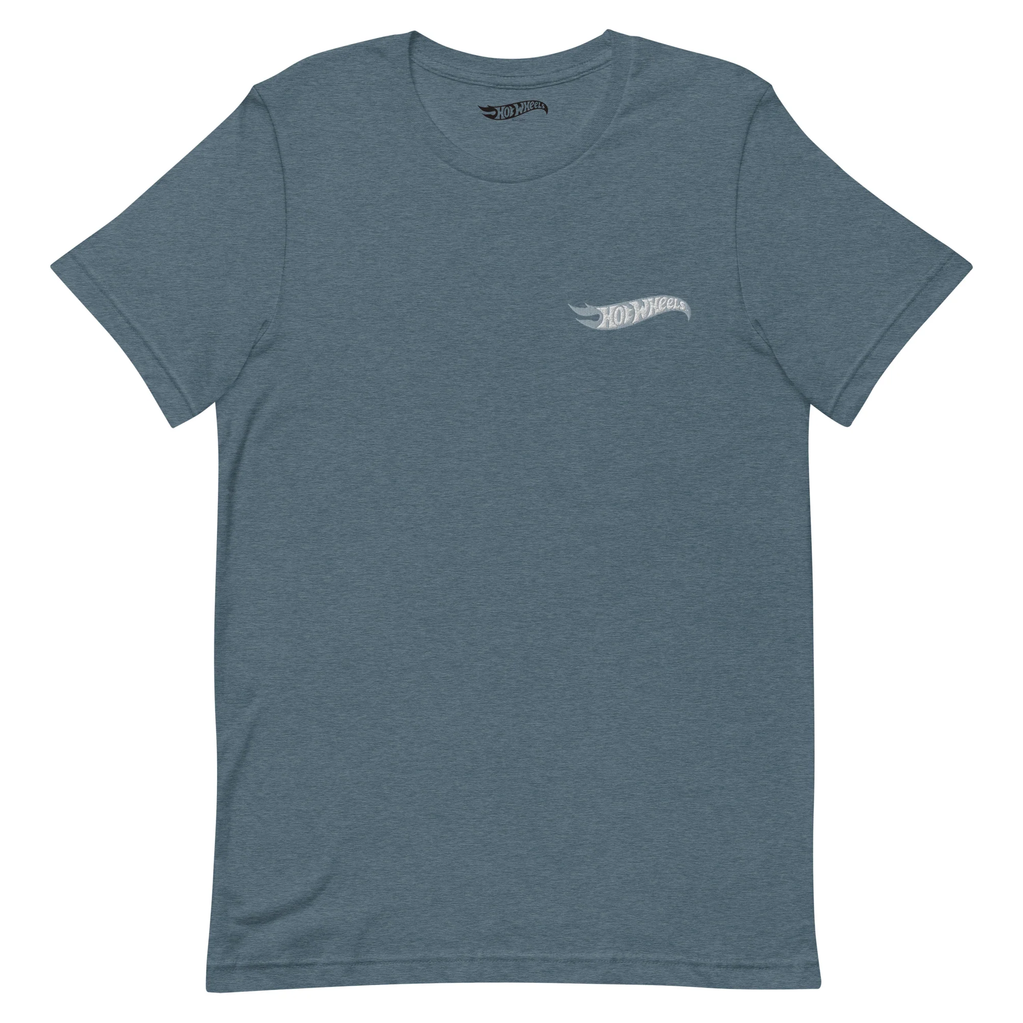 Hot Wheels Speed Shop Embroidered Blue T-Shirt - Image 4