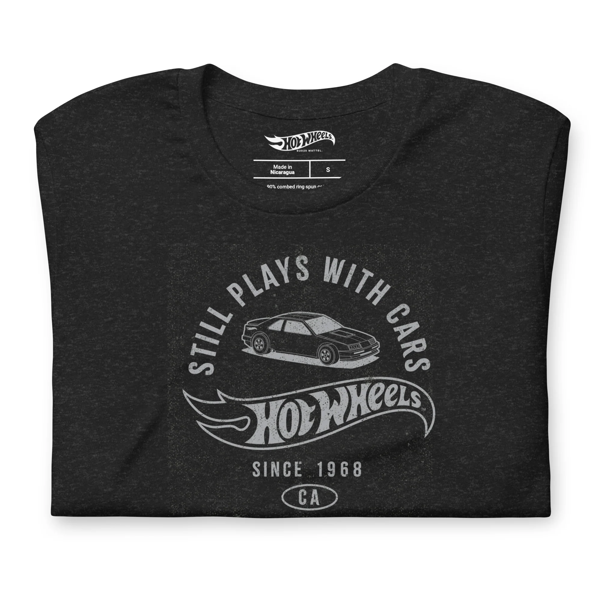 Hot Wheels Still Plays with Hot Wheels Cars Black T-Shirt - Image 4