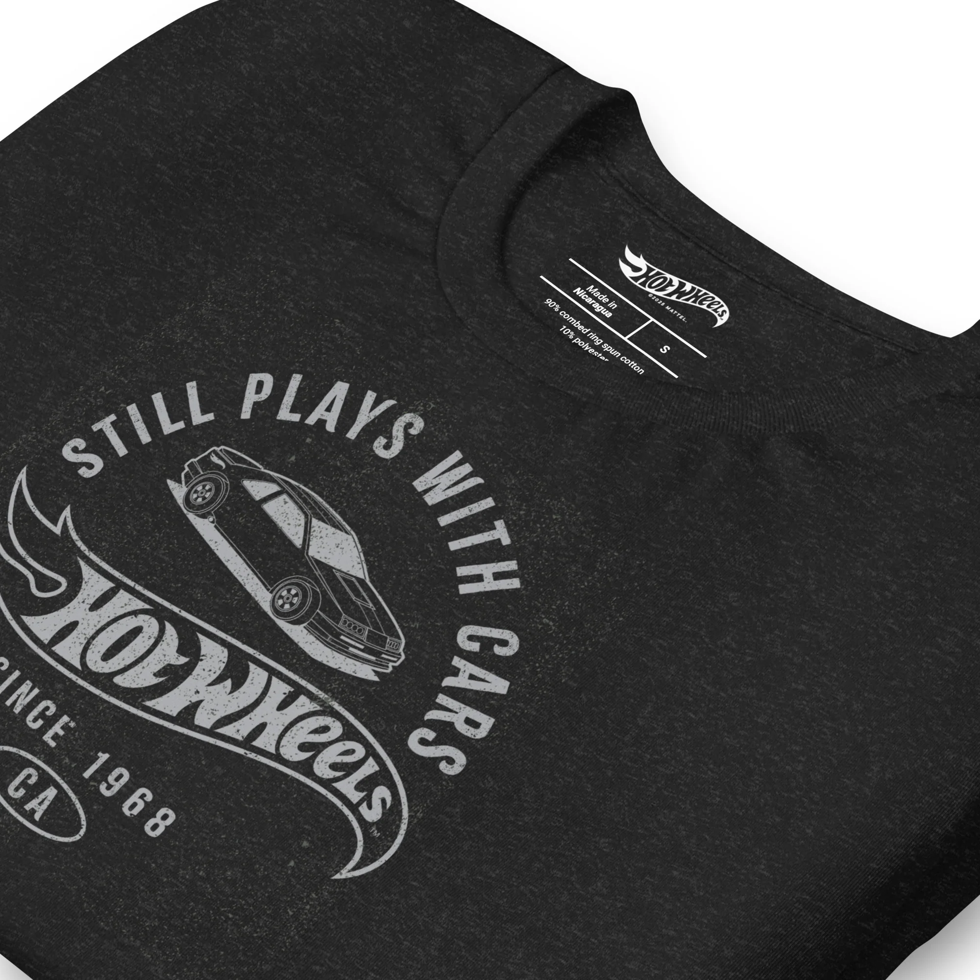 Hot Wheels Still Plays with Hot Wheels Cars Black T-Shirt - Image 5