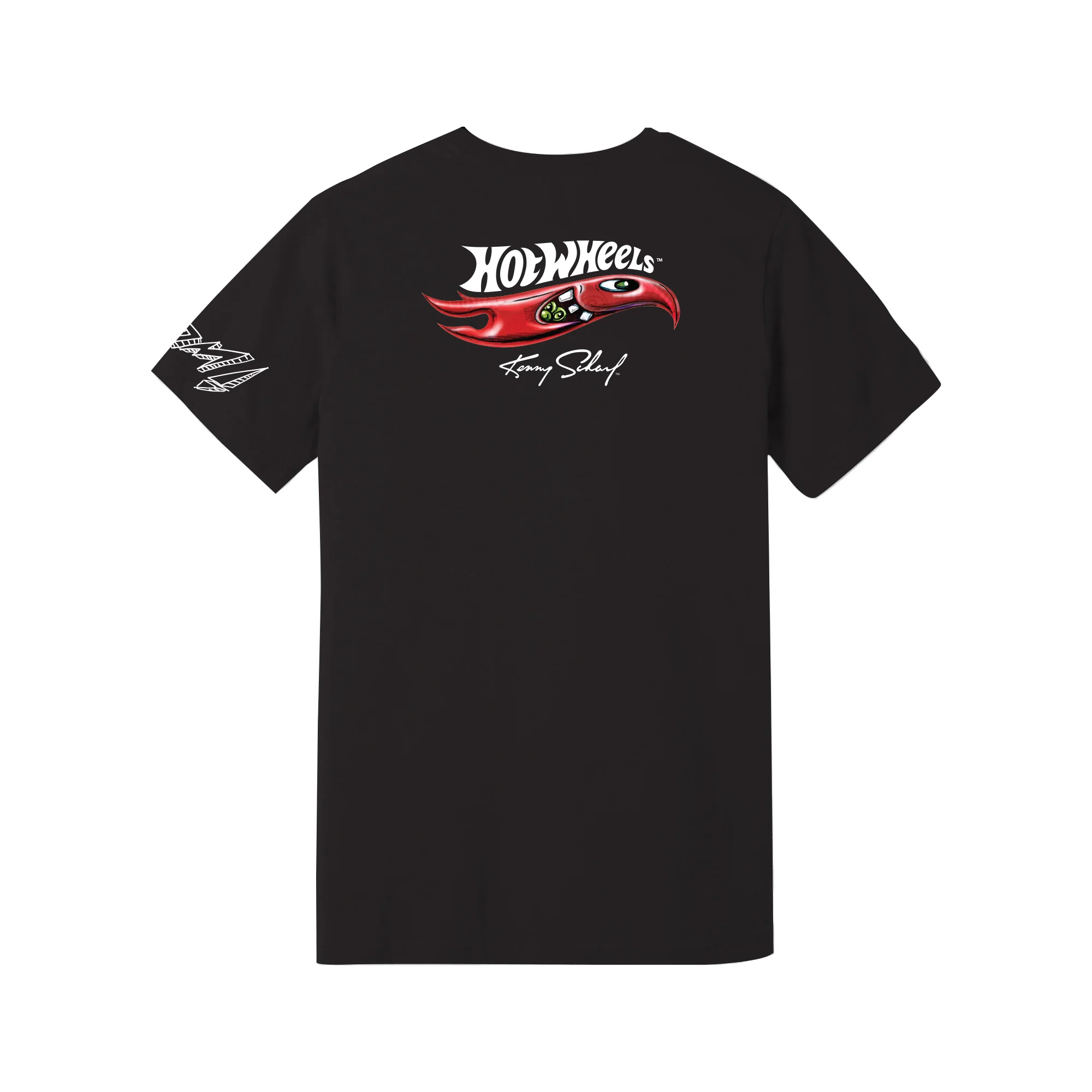 Hot Wheels x Kenny Scharf Black T-Shirt - Image 9