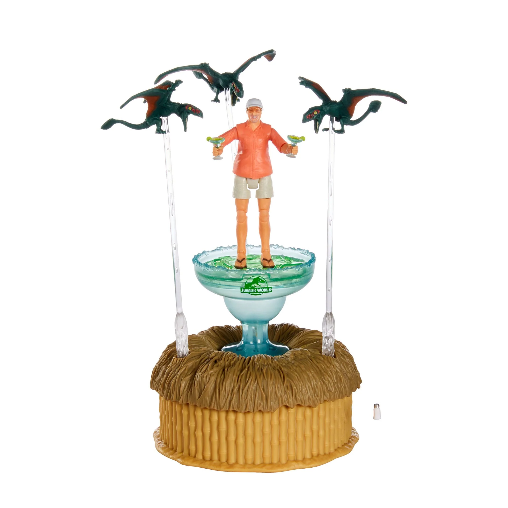 Jurassic World Hammond Collection Bubbles Up Jimmy Buffett Figure - Image 7