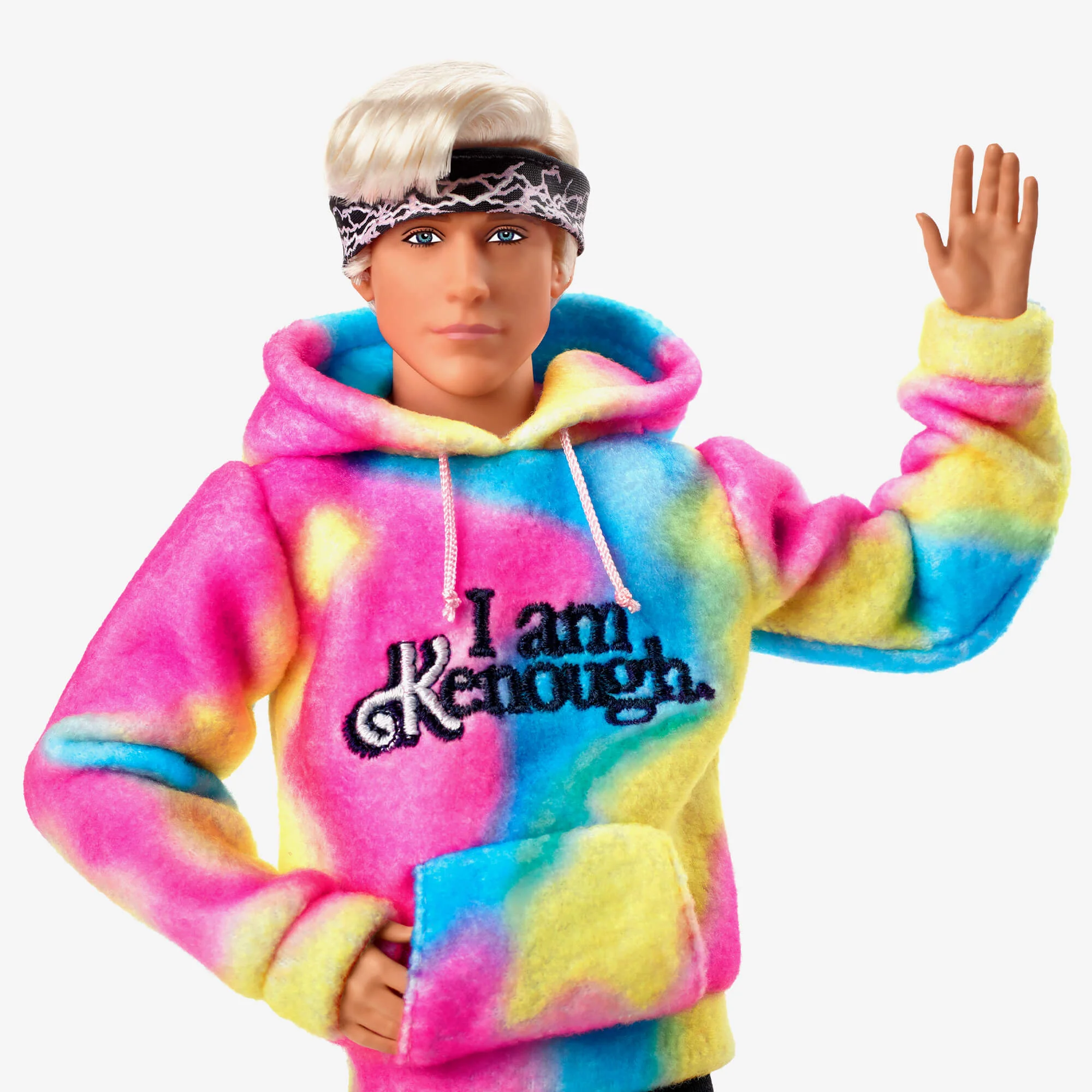 Ken Doll Wearing “I Am Kenough” Hoodie – Barbie The Movie - Image 12