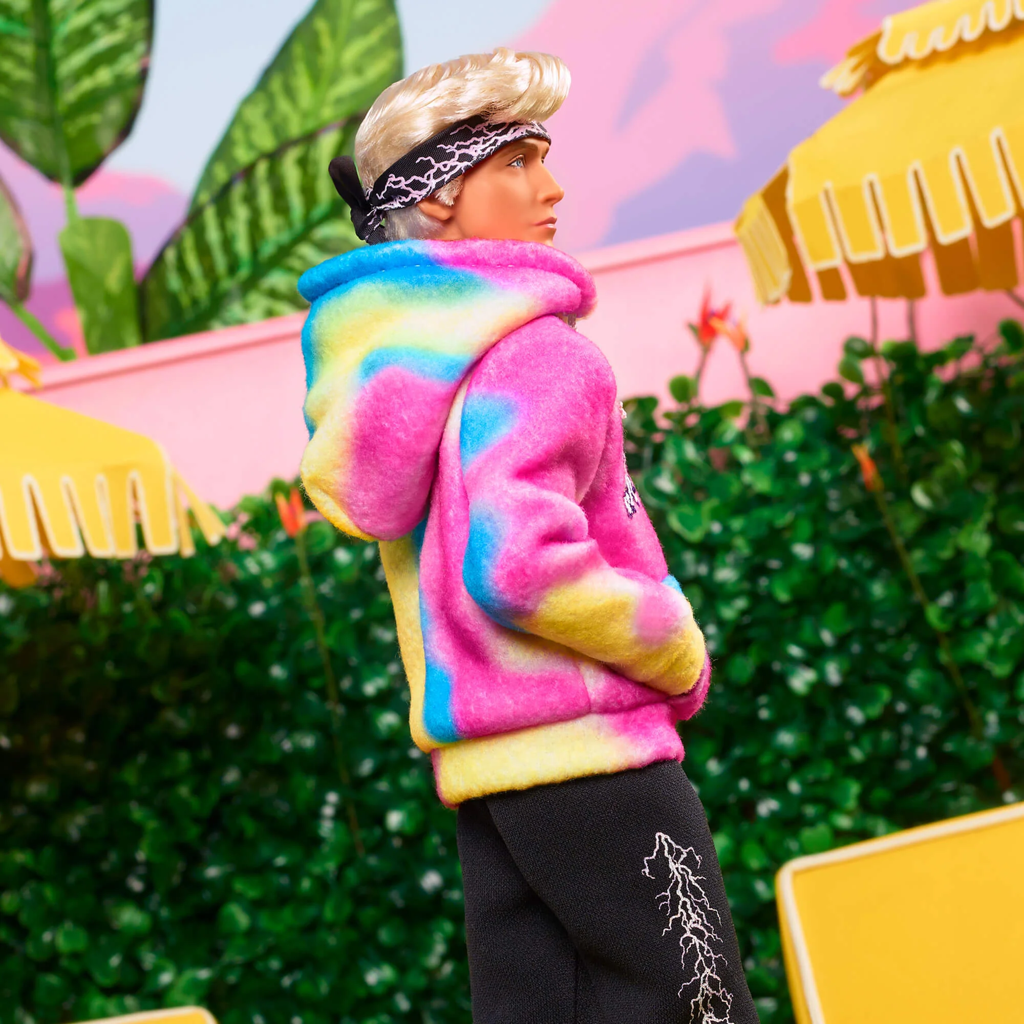 Ken Doll Wearing “I Am Kenough” Hoodie – Barbie The Movie - Image 3