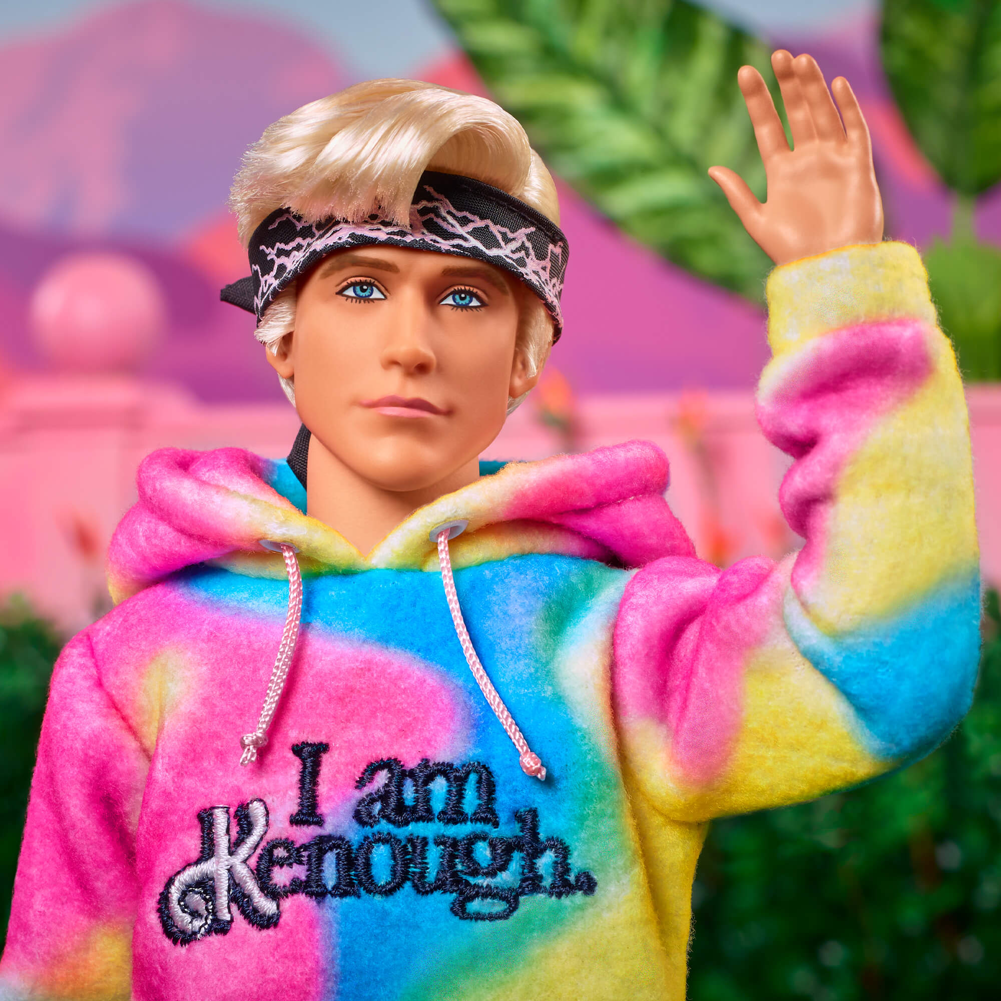 Ken Doll Wearing “I Am Kenough” Hoodie – Barbie The Movie - Image 4