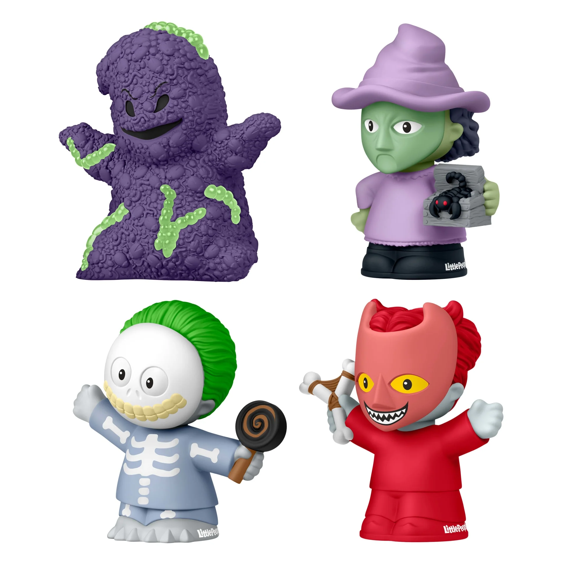 Little People Collector Disney Tim Burton’s The Nightmare Before Christmas Lock Shock & Barrel Set - Image 4