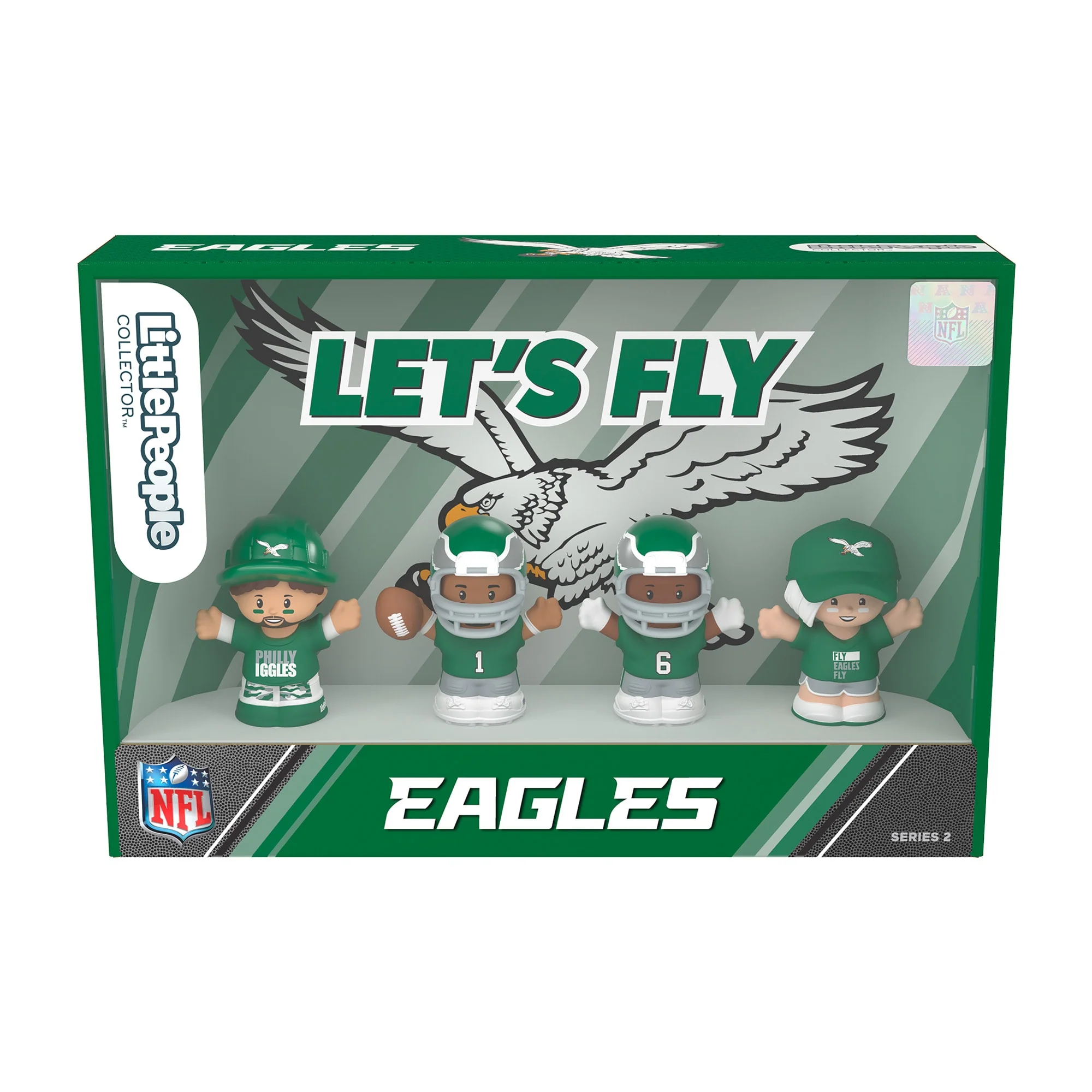 Little People Collector Philadelphia Eagles Alternate Jersey Figure Set - Image 6