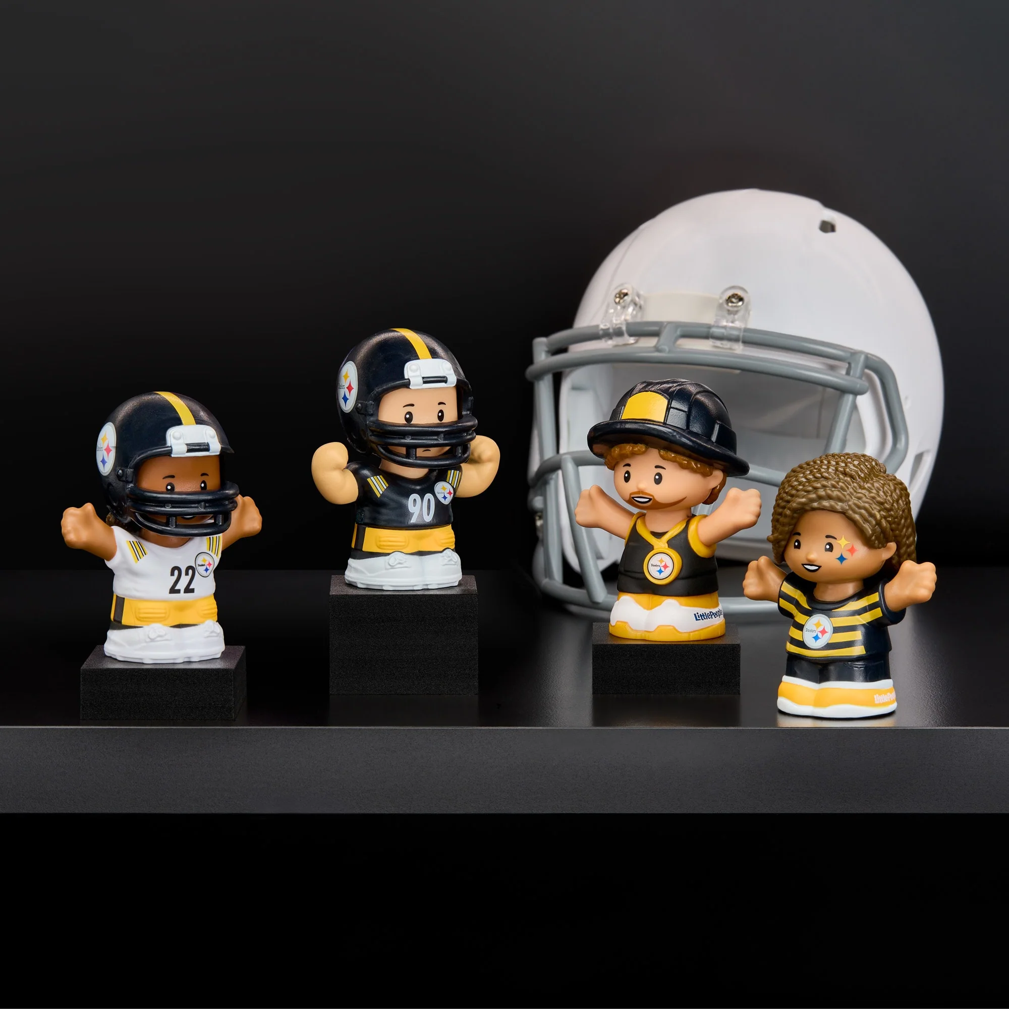 Little People Collector x NFL Pittsburgh Steelers Set - Image 3